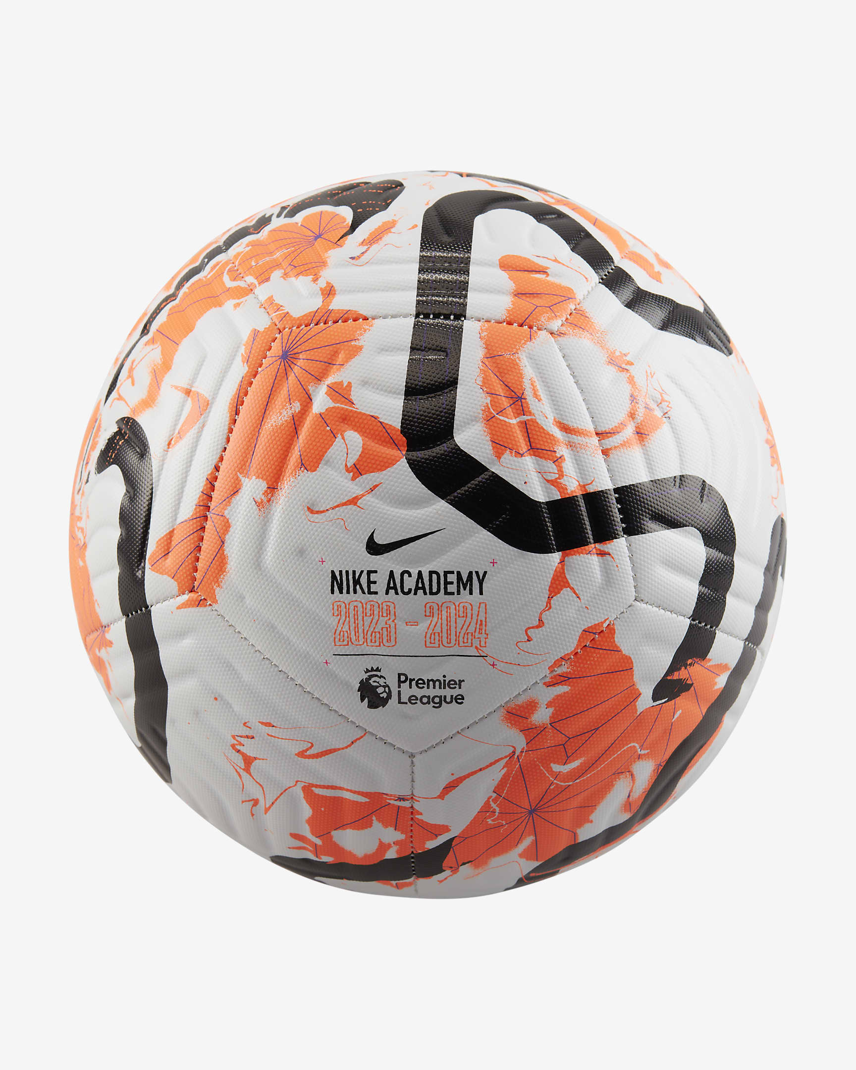 Premier League Academy 足球 - 白色/荷兰橙/黑