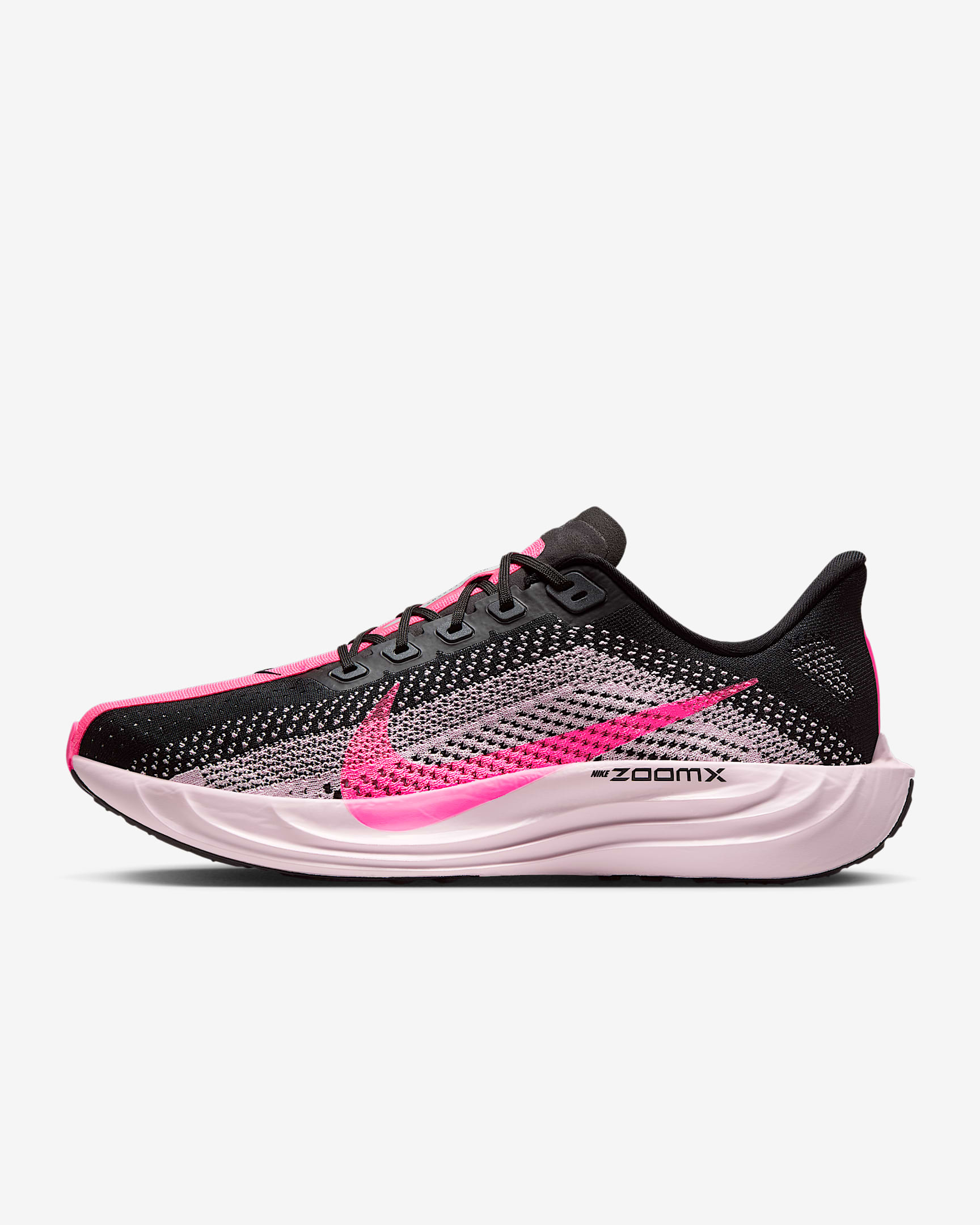 Nike Pegasus Plus 耐克超级飞马男子公路跑步鞋 - 黑/泡沫粉/透明粉
