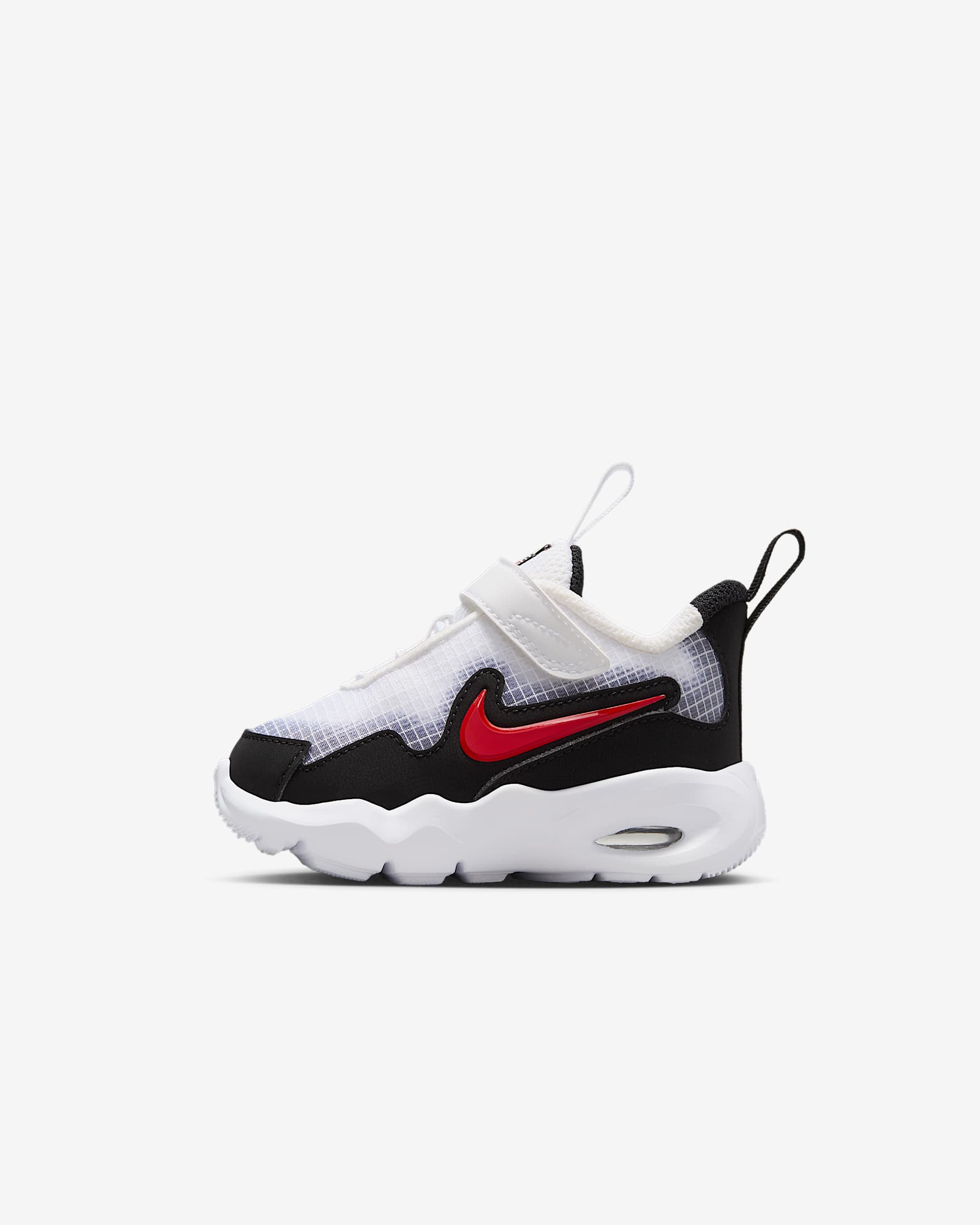 Nike Air Max Nova 婴童运动鞋 - 白色/黑/大学红