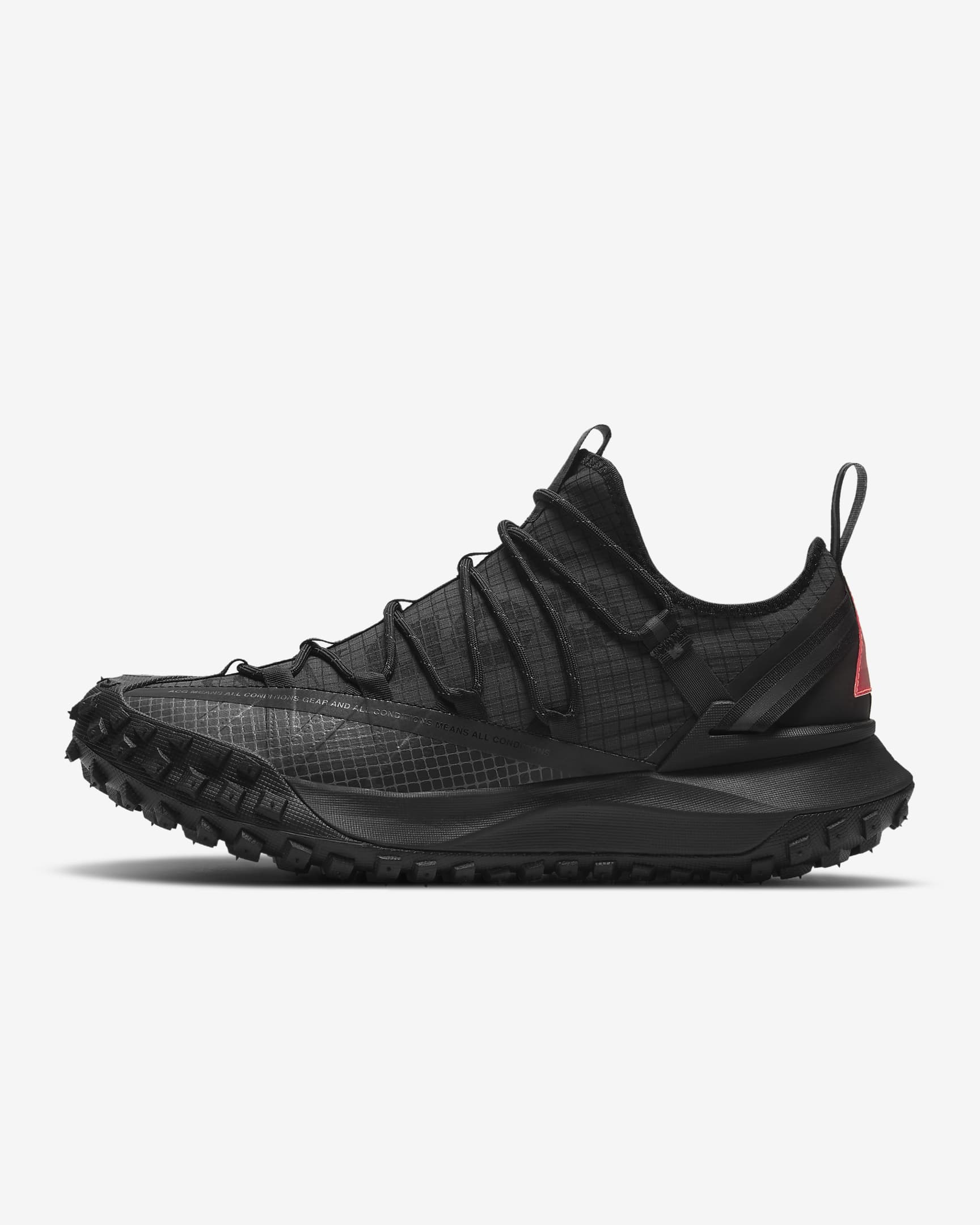 Nike ACG Mountain Fly Low 男/女运动鞋 - 煤黑/黑