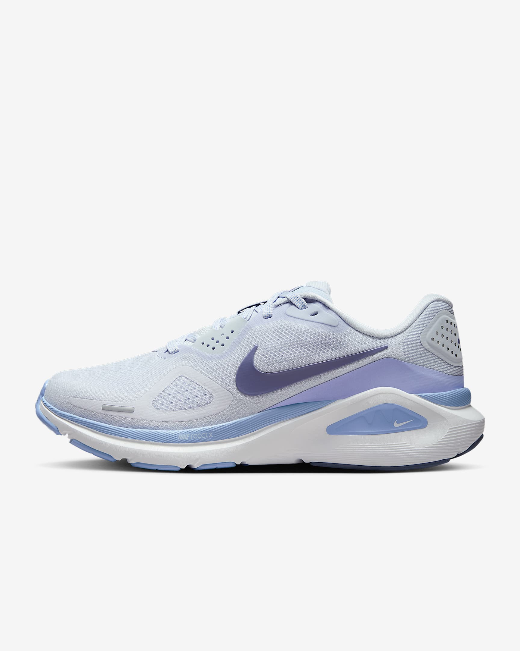 Nike Structure 26 耐克稳程女子公路跑步鞋 - 足球灰/铝蓝/白色/世界靛青