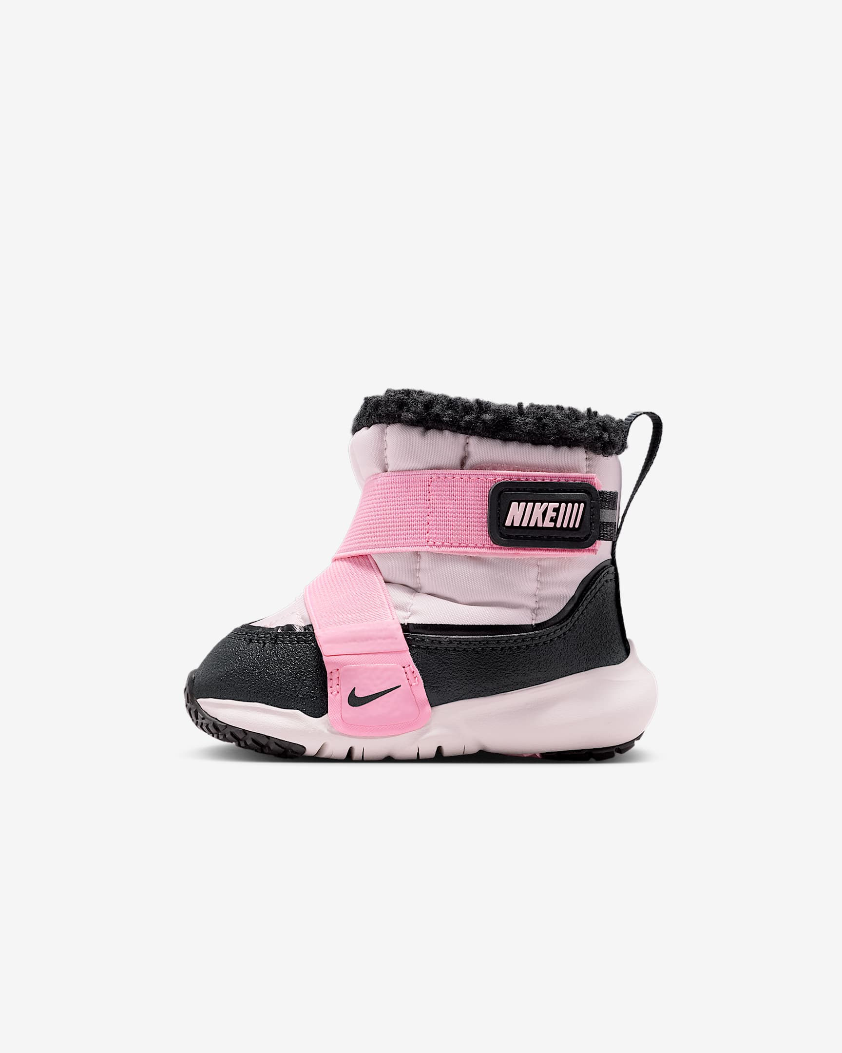 Nike Flex Advance 耐克小飞碟婴童易穿脱运动靴 - 珍珠粉/中柔粉/黑/煤黑