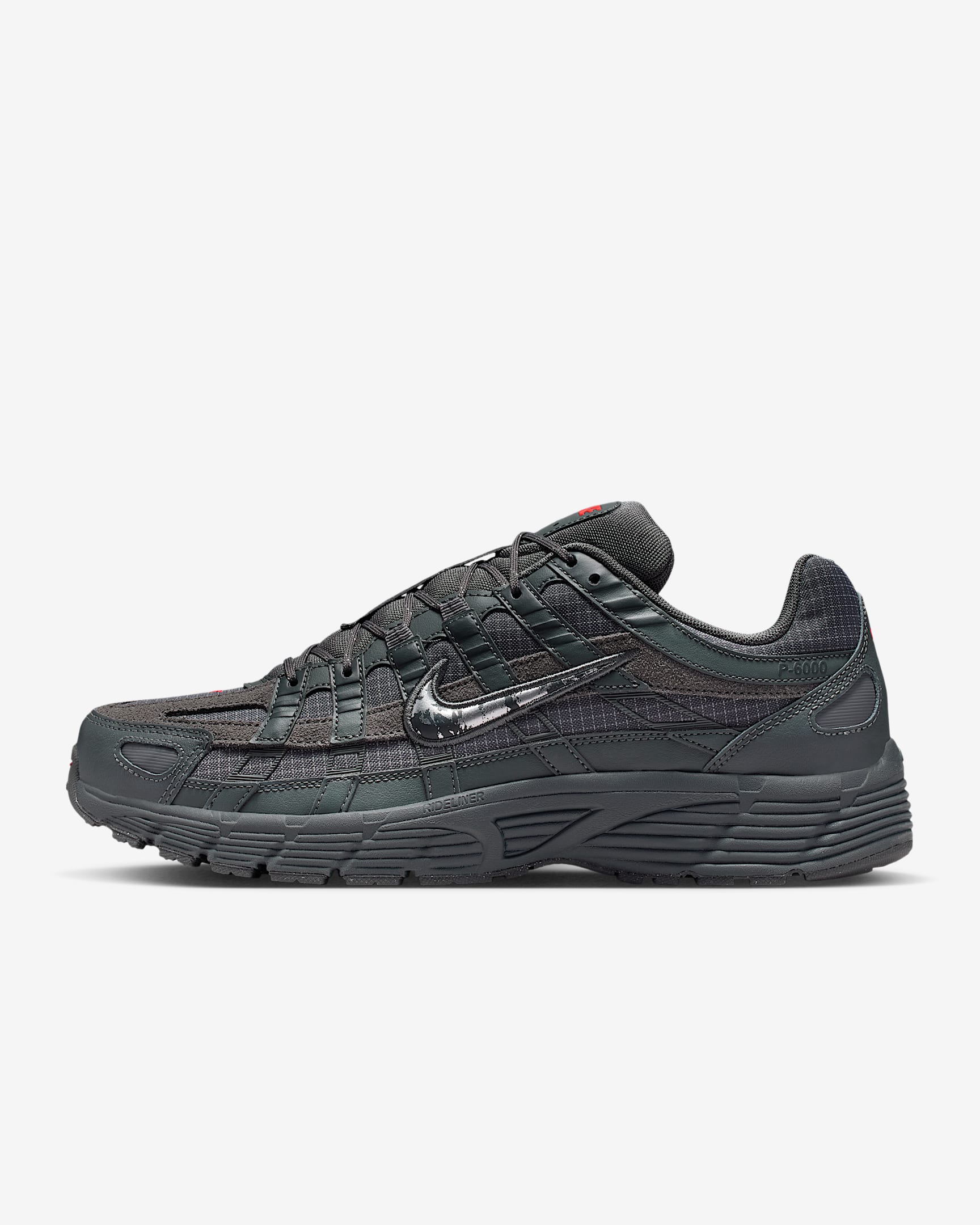 Nike P-6000 Premium 男子运动鞋 - 铁灰/暗烟灰/浅烟灰/金属银