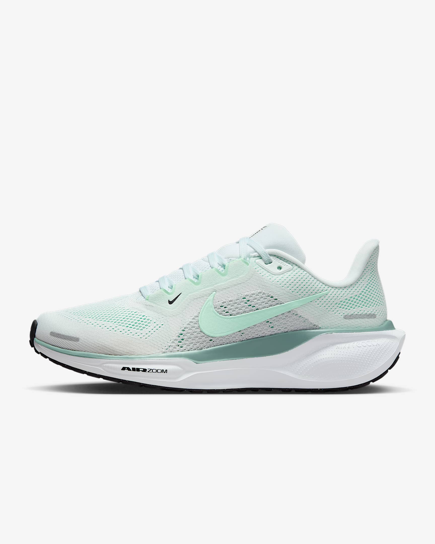 Nike Pegasus 41 耐克飞马女子公路跑步鞋 - 白色/白金色/大炮灰/泡沫薄荷绿