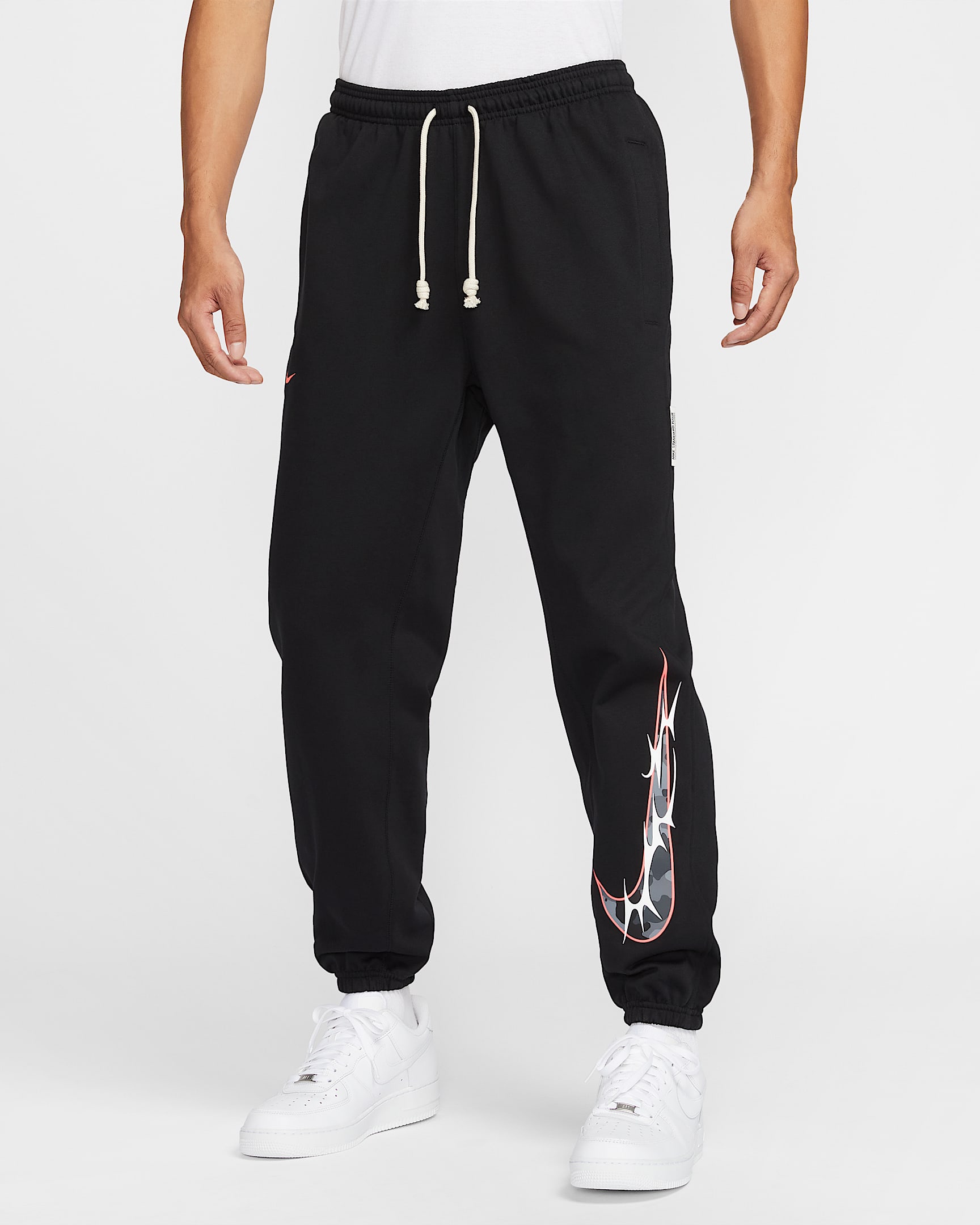 Nike Standard Issue Dri-FIT 男子速干加绒篮球长裤 - 黑