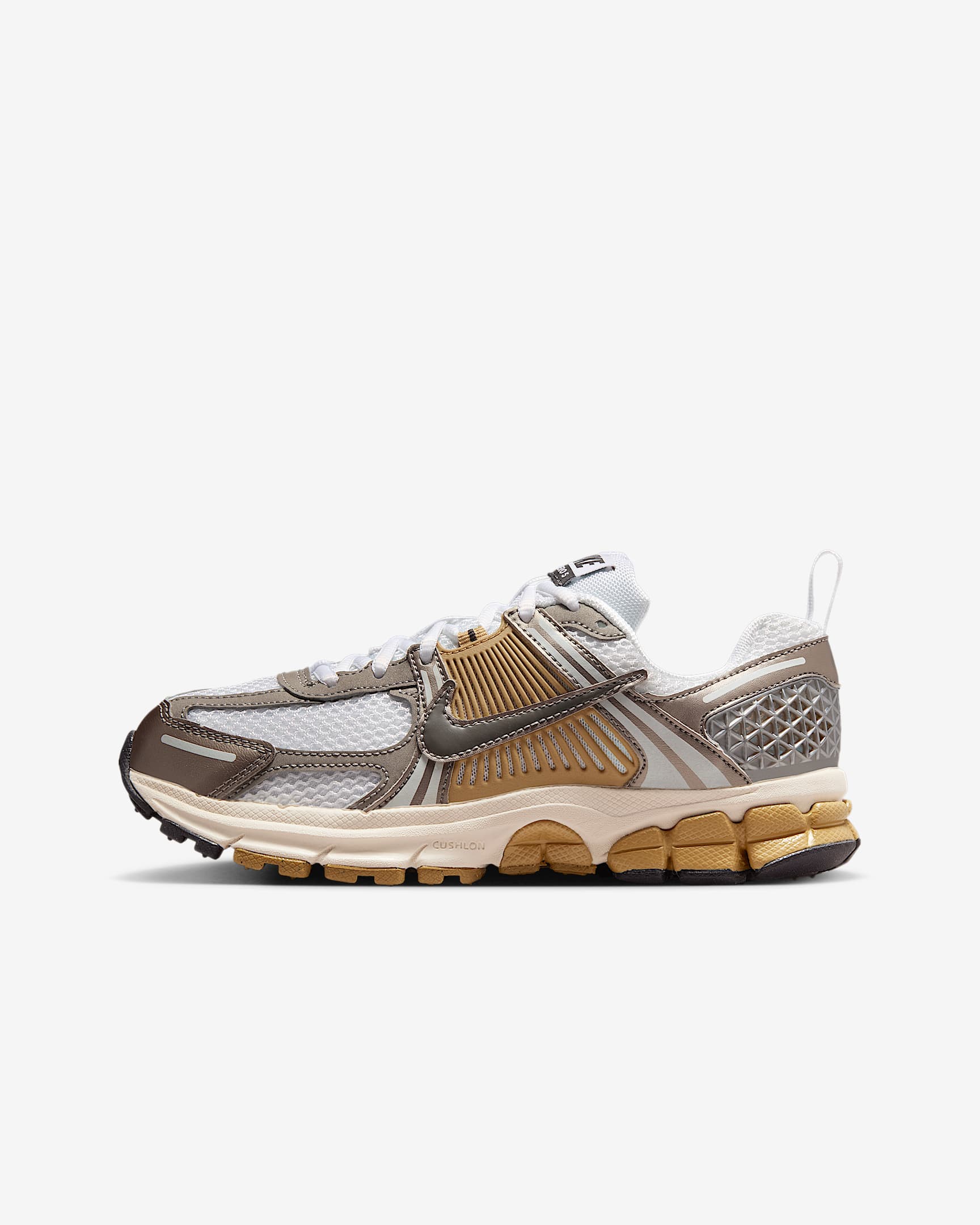 Nike Vomero 5 耐克小迈柔大童运动鞋 - 金属青灰/杏茶色/白色/中灰