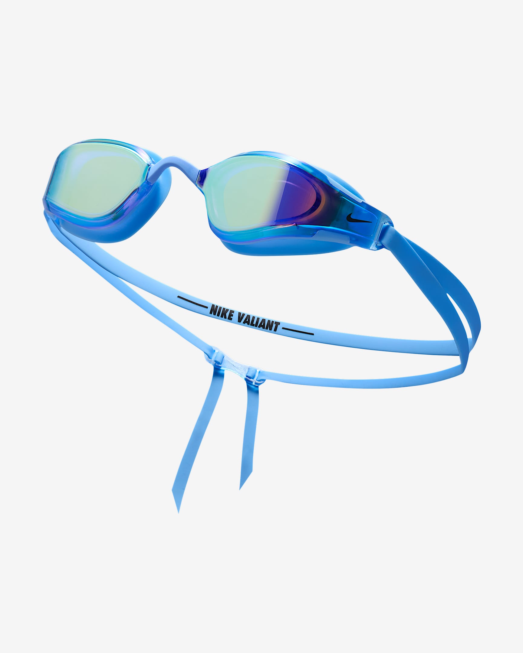Nike Swim Valiant Mirrored 泳镜 - 大学蓝/黑