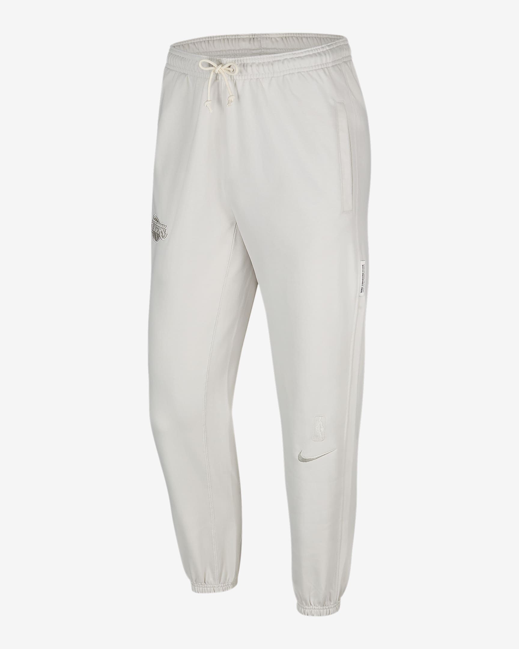 洛杉矶湖人队 Standard Issue Nike Dri-FIT NBA 男子长裤 - 浅骨色/淡象牙白/淡象牙白/浅骨色