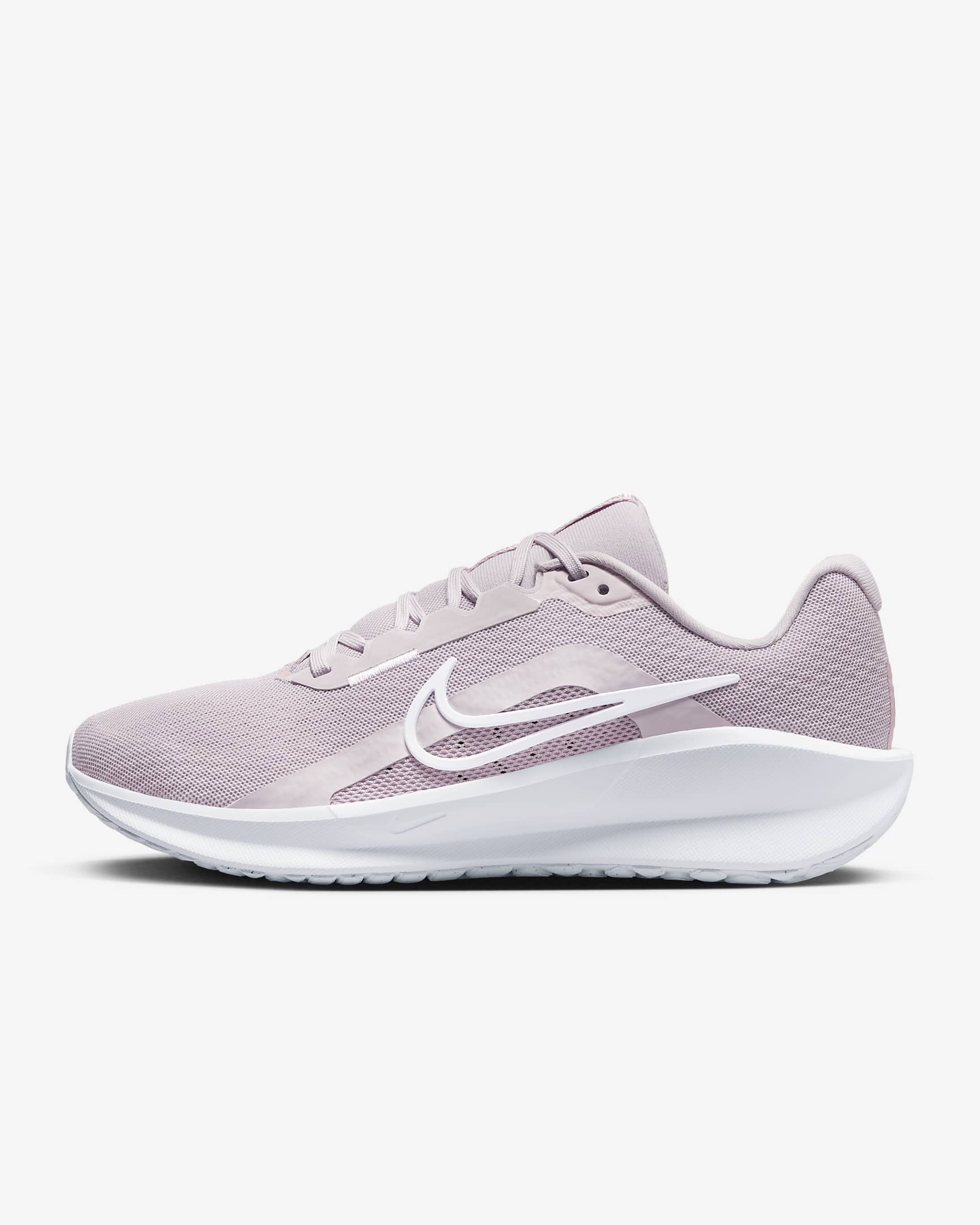 Nike Downshifter 13 女子公路跑步鞋 - 灰紫/尘光子色/白色