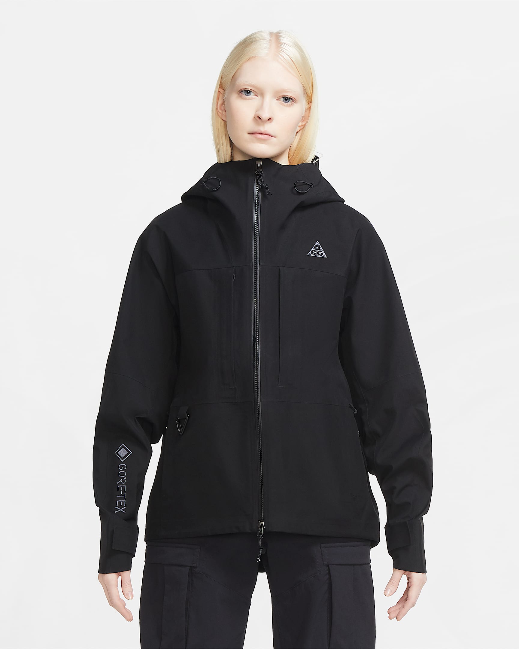 Nike ACG GORE-TEX "Misery Ridge" 女子上衣 - 黑/黑/黑/煤黑