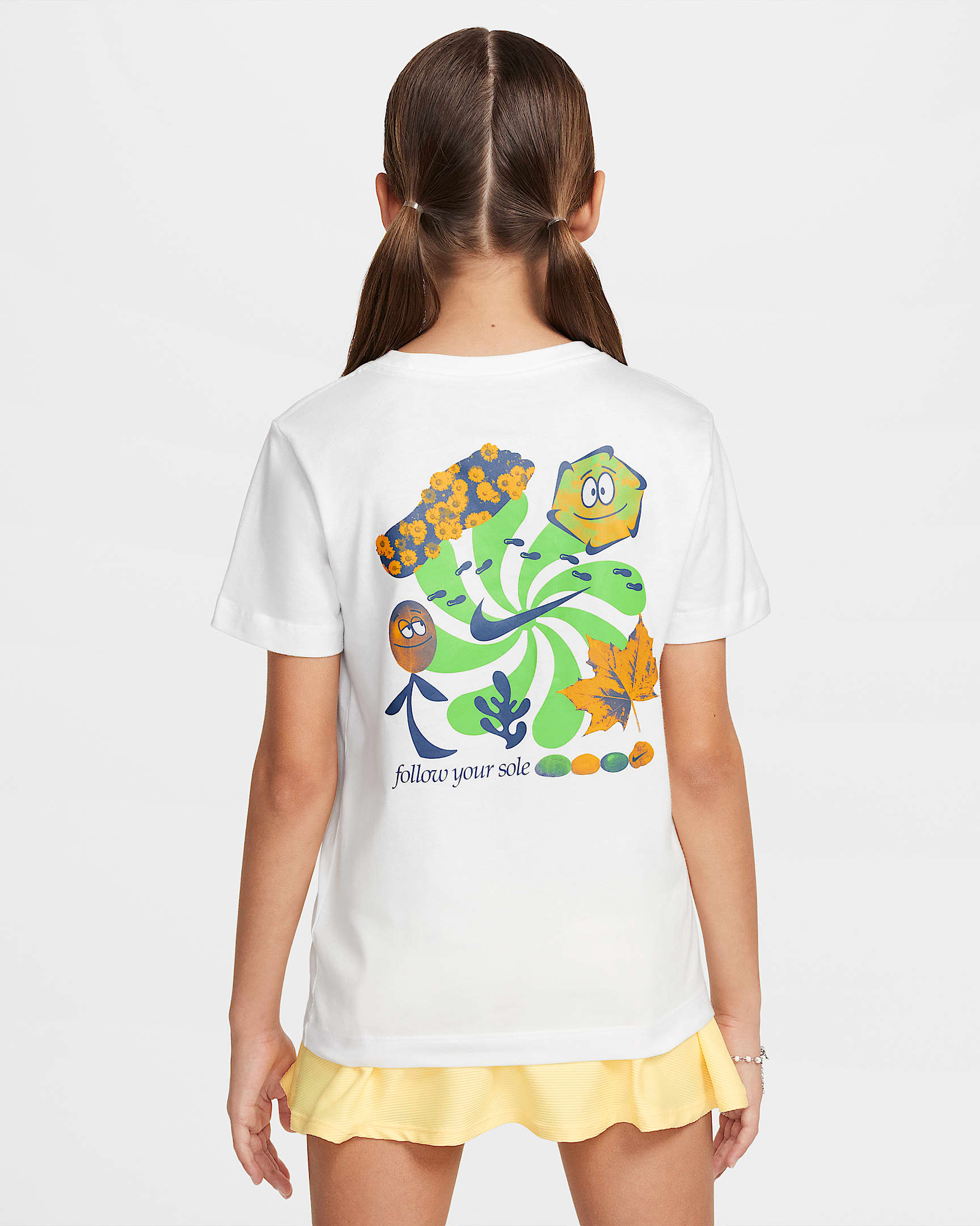 Nike Sportswear 大童T恤 - 白色