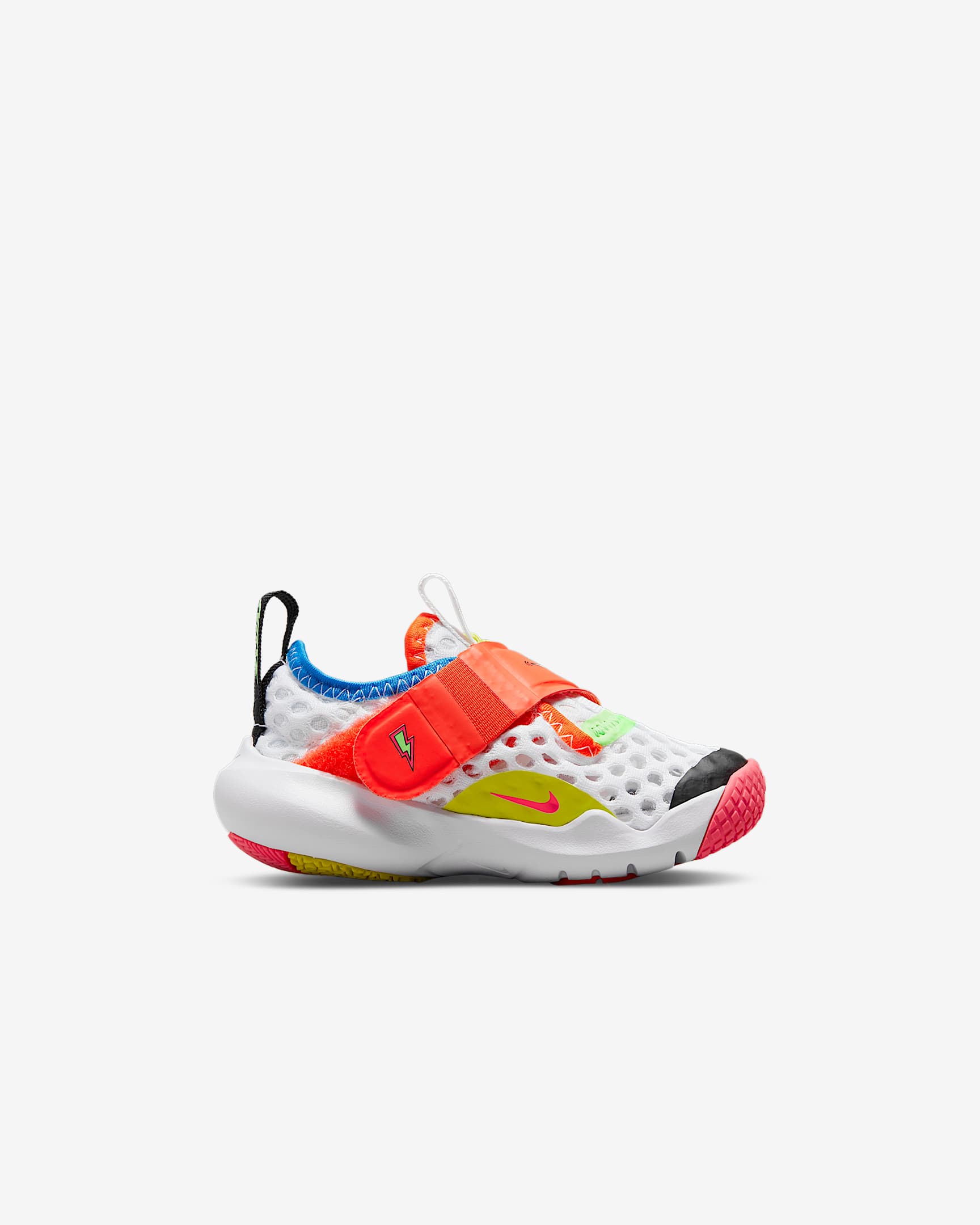 Nike Flex Advance BR 耐克小飞碟婴童运动鞋 - 白色/白色/信号蓝/白色