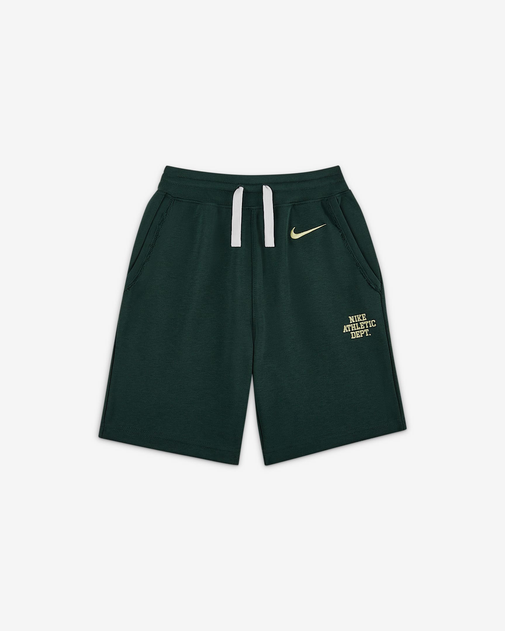 Nike 幼童学院风法式毛圈短裤幼童短裤 - 专业绿