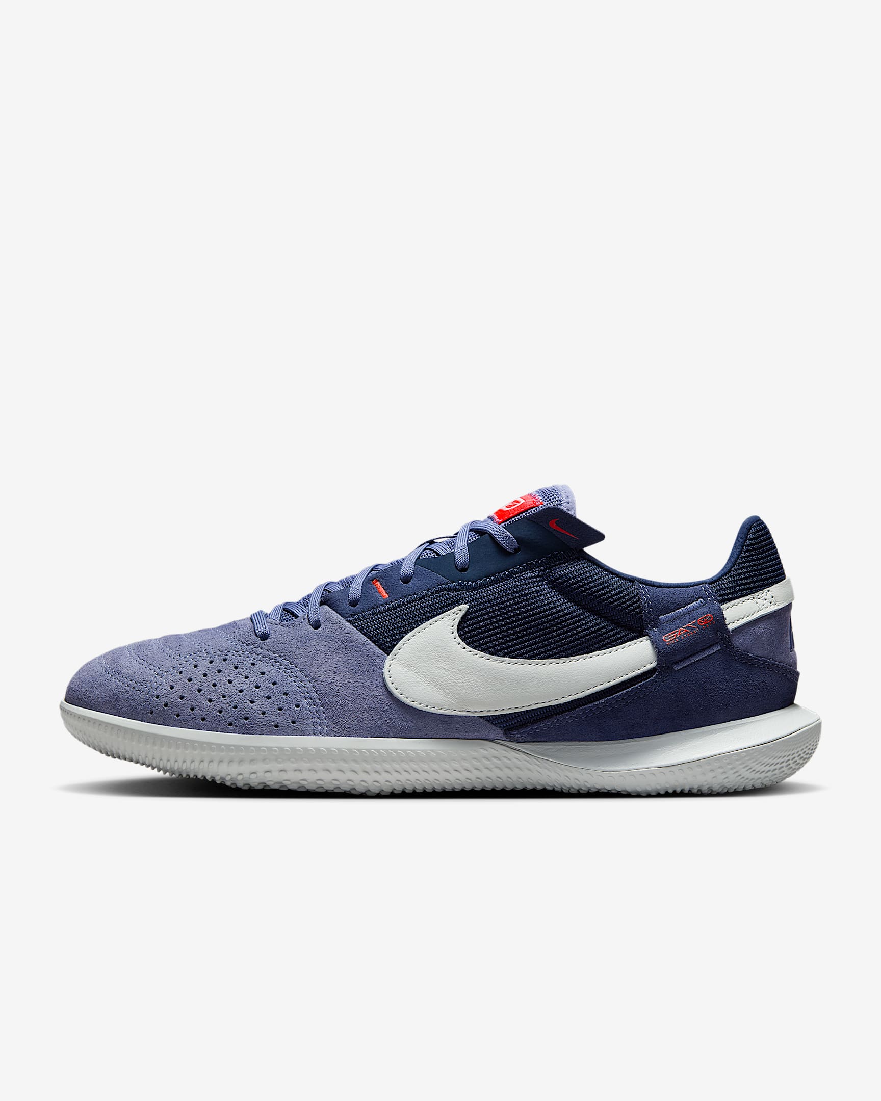 Nike Streetgato 低帮足球鞋 - 石板紫/沙紫/山峰白