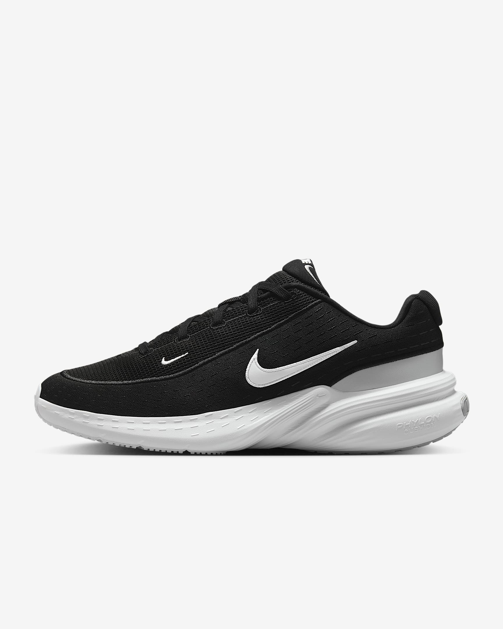 Nike Uplift SC 男子厚底运动鞋 - 黑/白色