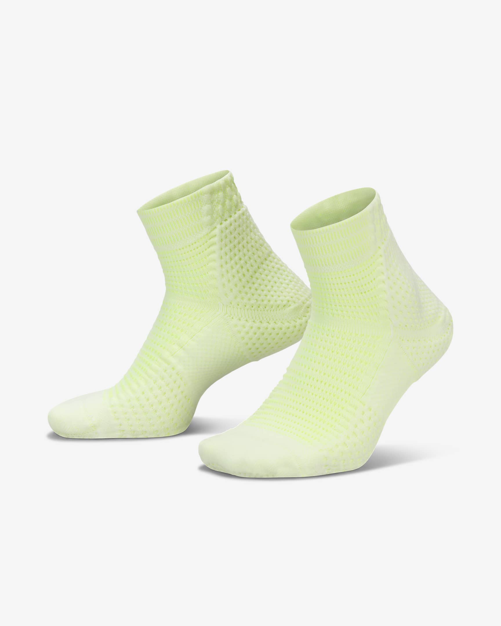 Nike Unicorn Dri-FIT ADV 舒适速干运动短袜(1 双) - 白色/荧光黄/山峰白/黑