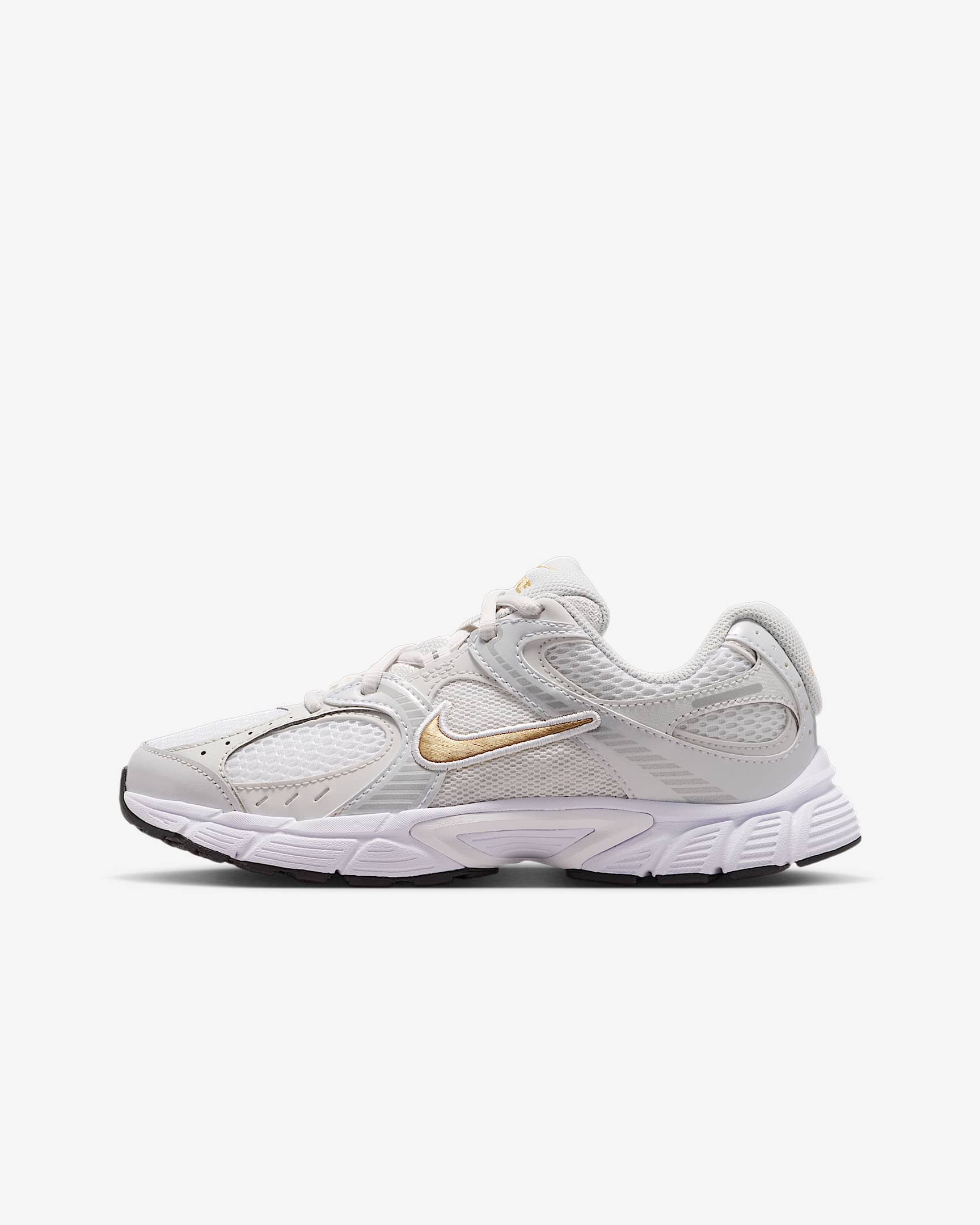 Nike V5 RNR 大童运动鞋 - 白色/金属银/尘光子色/金属色