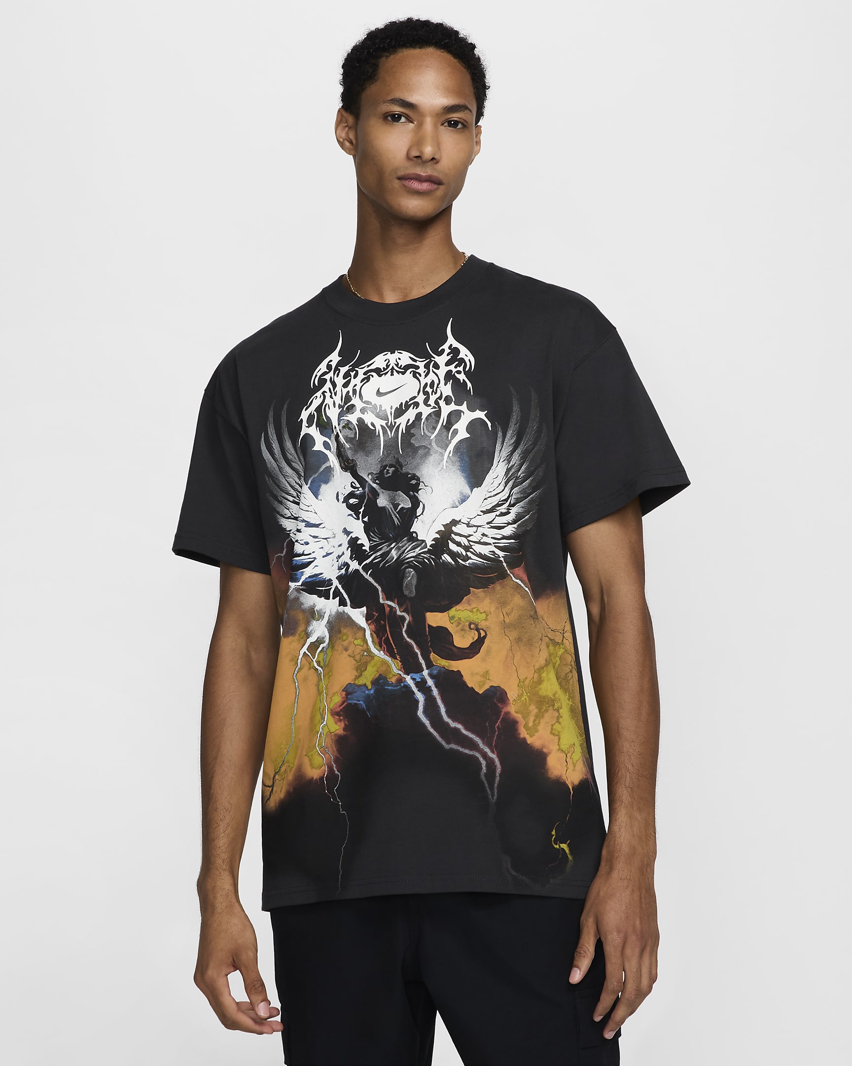Nike Sportswear 男子T恤 - 灰黑/黑