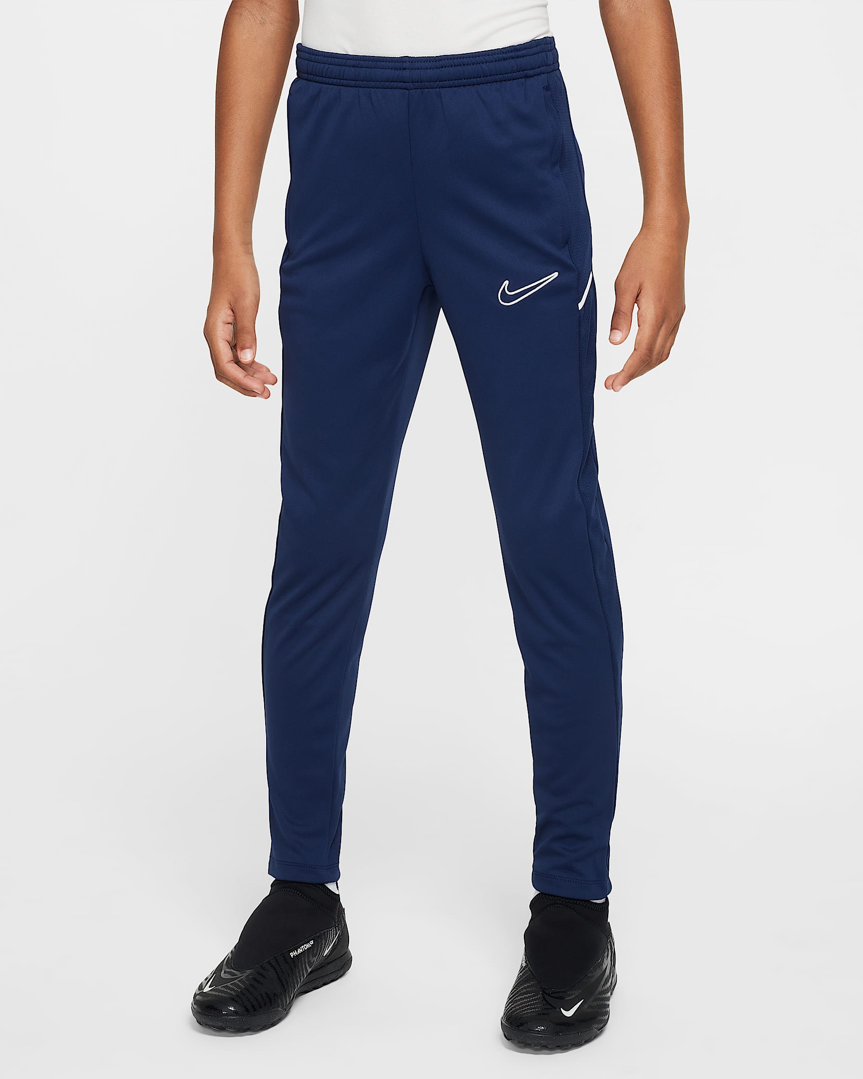 Nike Academy Dri-FIT 大童速干足球长裤 - 深藏青/深藏青/白色