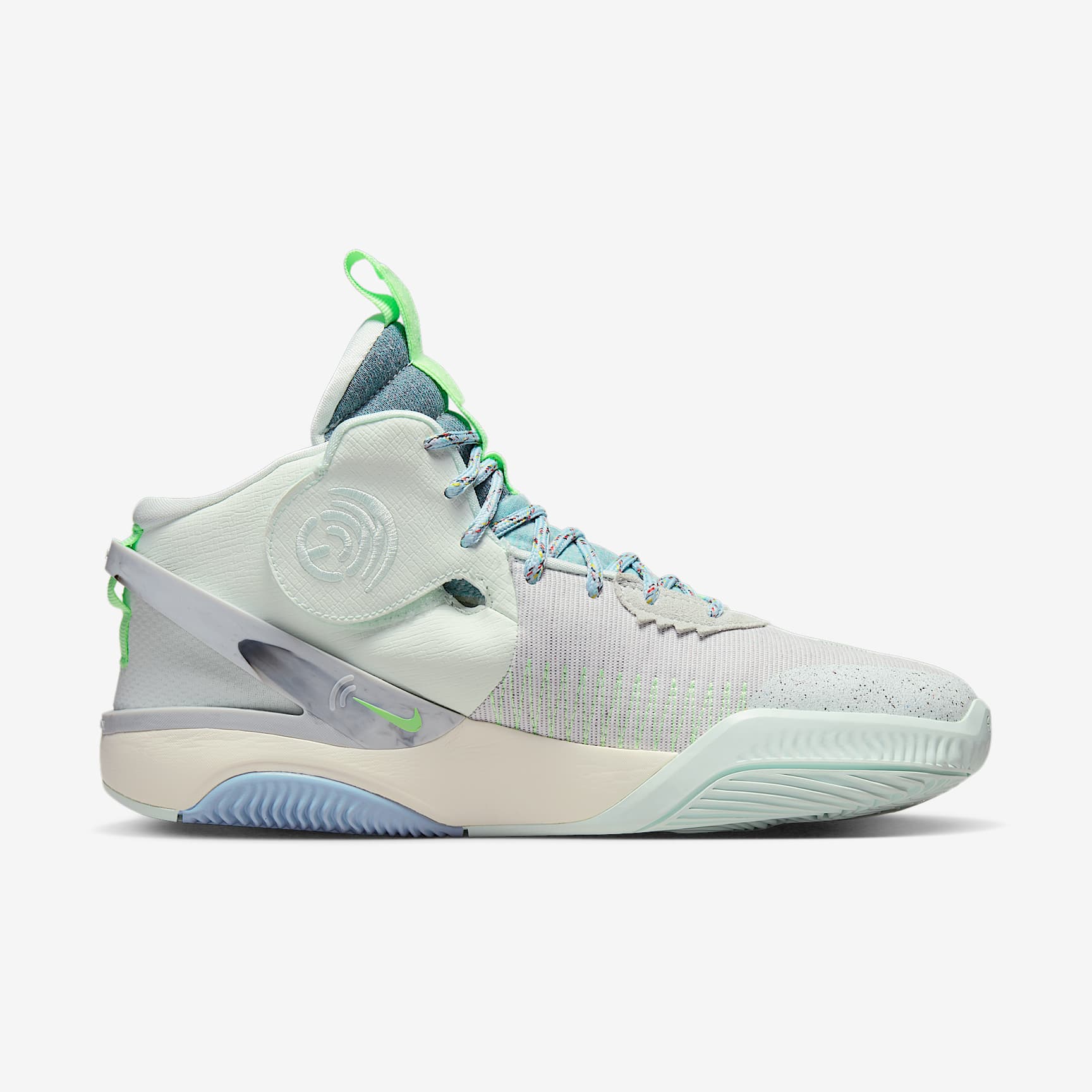 Nike Air Deldon EP 易穿脱篮球鞋 - 微绿/淡象牙白/微绿