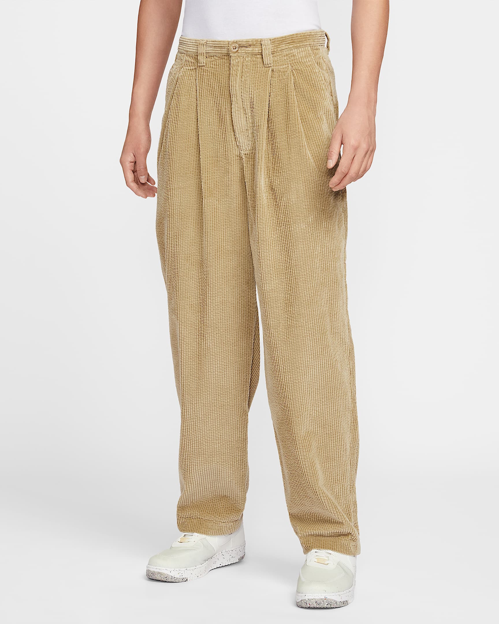 Nike Life Library 男子灯芯绒长裤 - 杏茶色/杏茶色