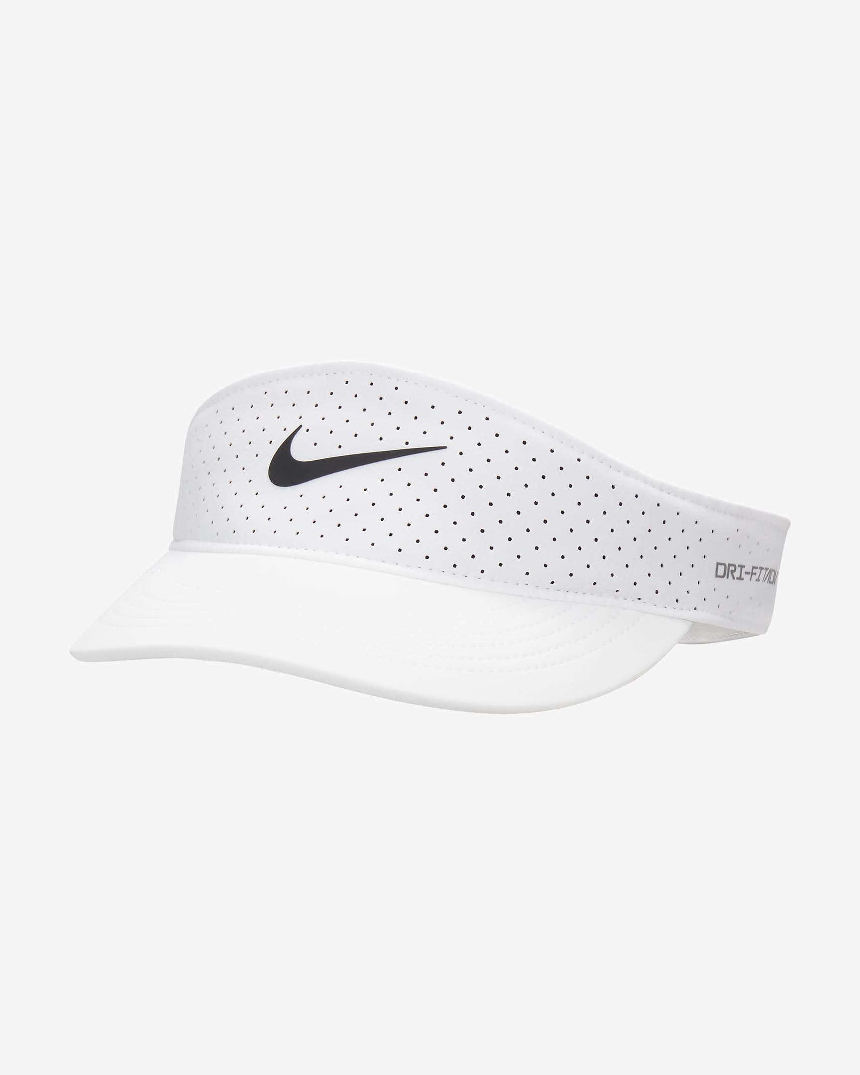 Nike Dri-FIT ADV Ace 速干网球遮阳帽 - 白色/煤黑/黑
