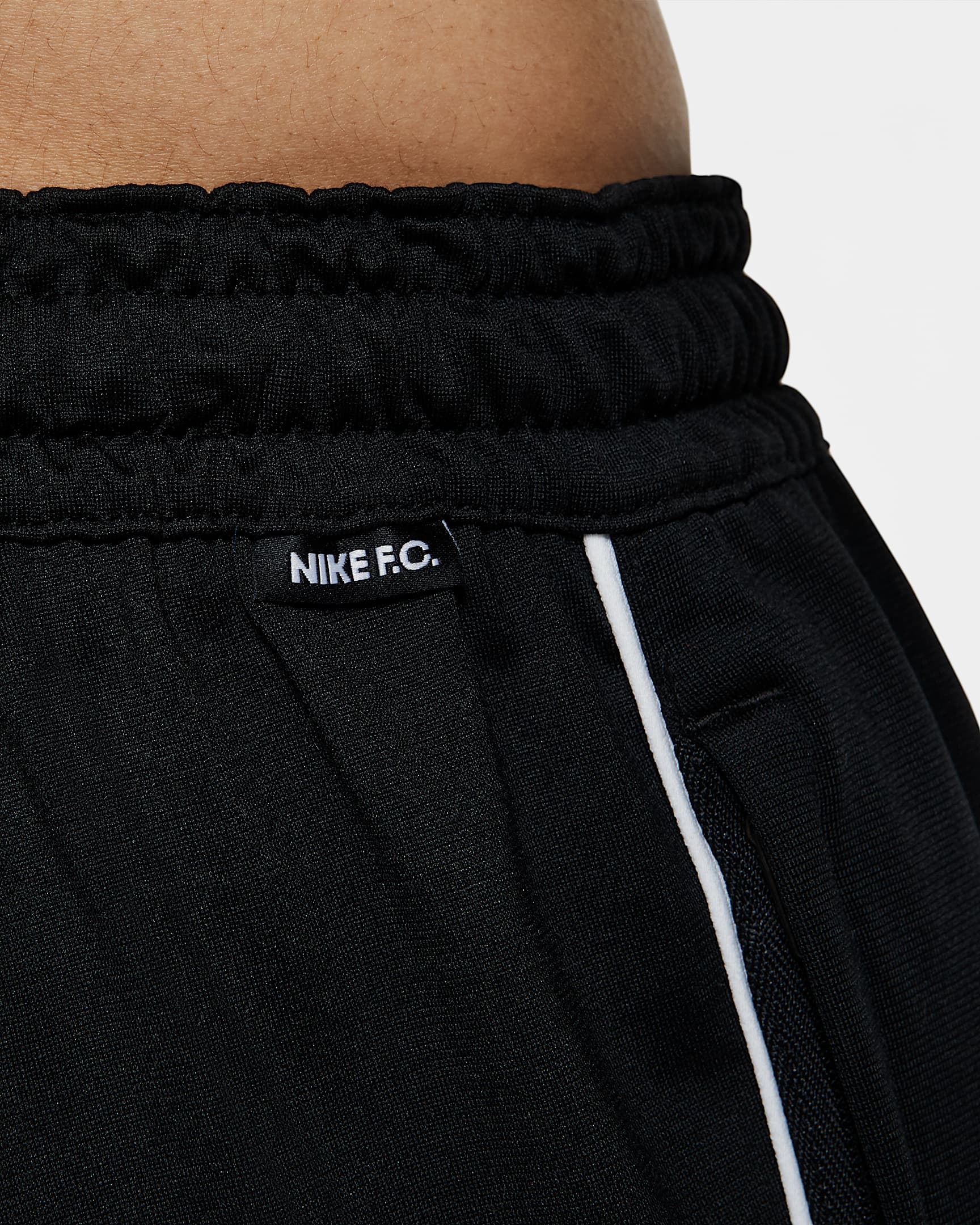Nike F.C. Cuffed 男子针织足球长裤 - 黑/白色/白色