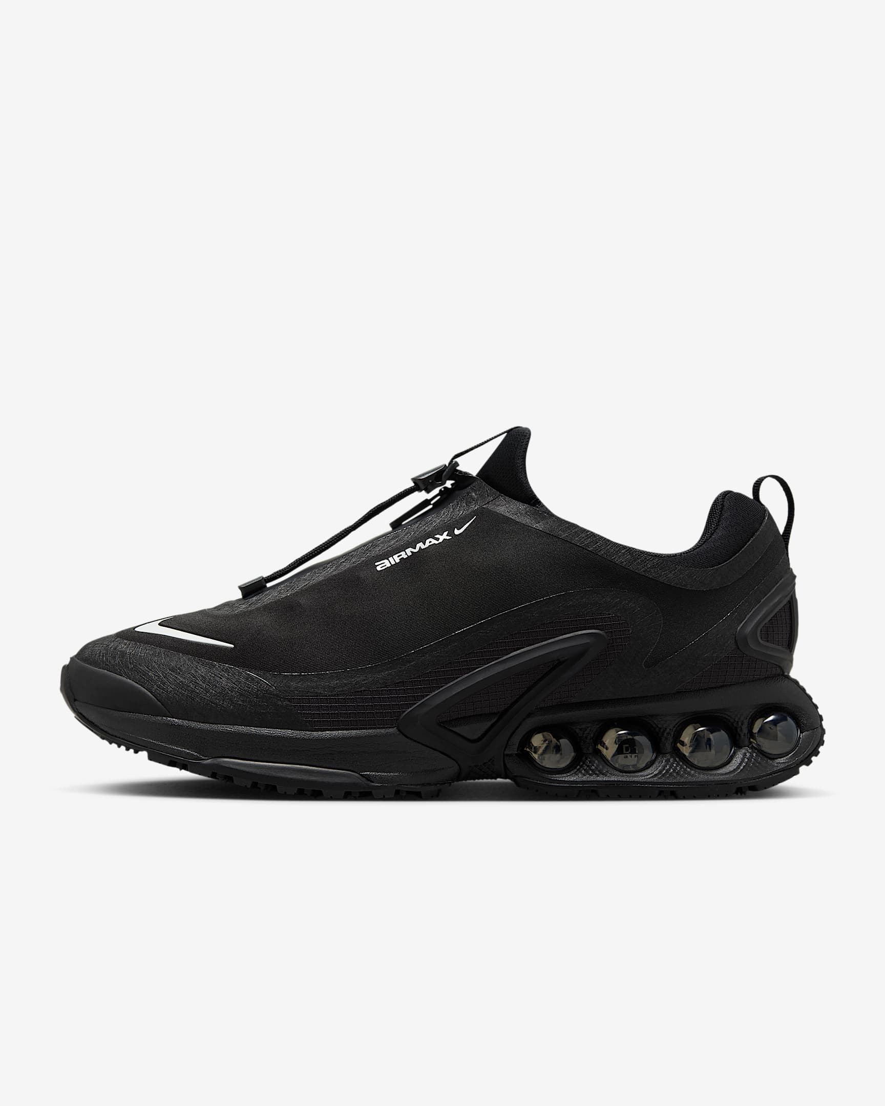 Nike Air Max Dn Roam 男子运动鞋 - 黑/黑/黑/金属银