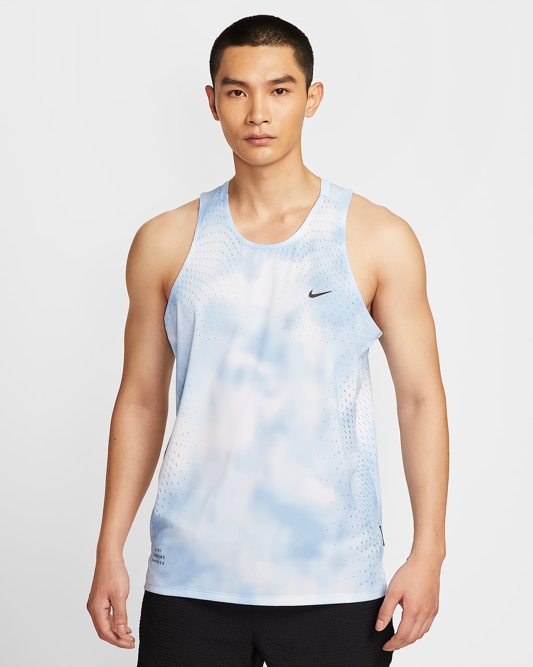 Nike Running Division Breathe Dri-FIT ADV 男子速干跑步背心 - 心灵蓝/黑