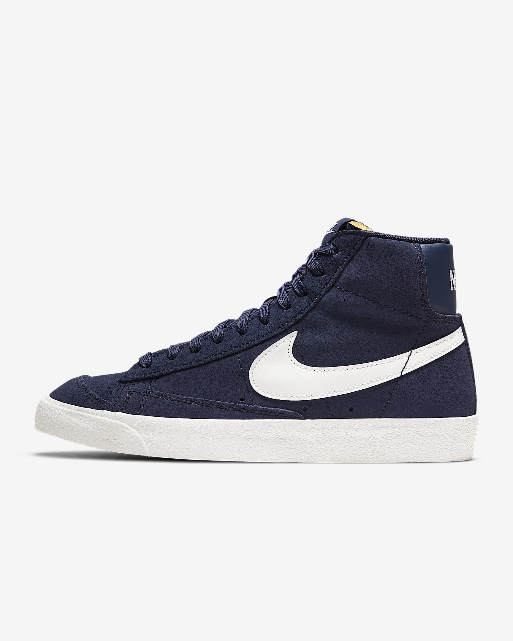 Nike Blazer Mid '77 Suede 女子运动鞋 - 黑蓝/黑蓝/黑蓝/山峰白