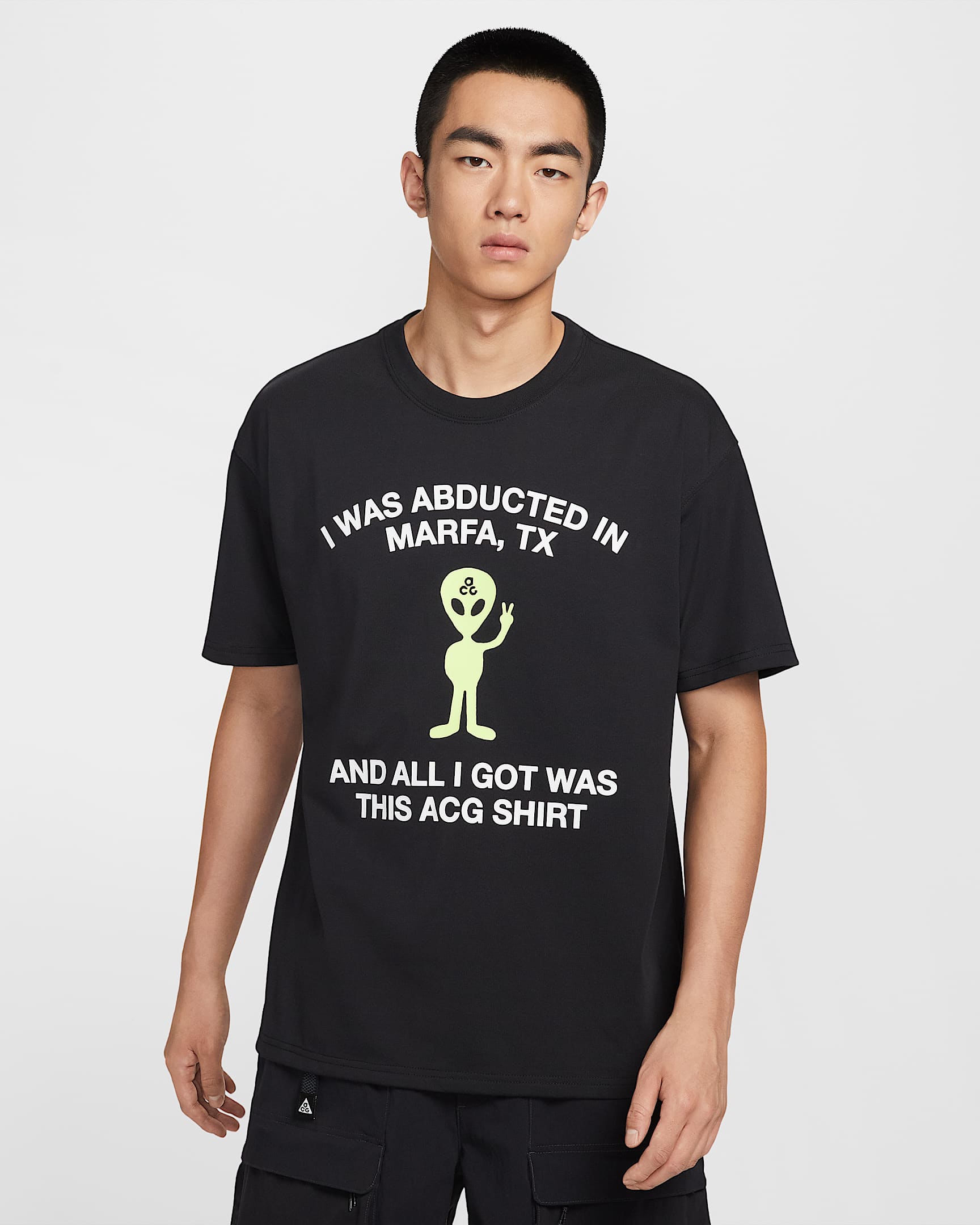 Nike ACG 男子速干T恤 - 黑