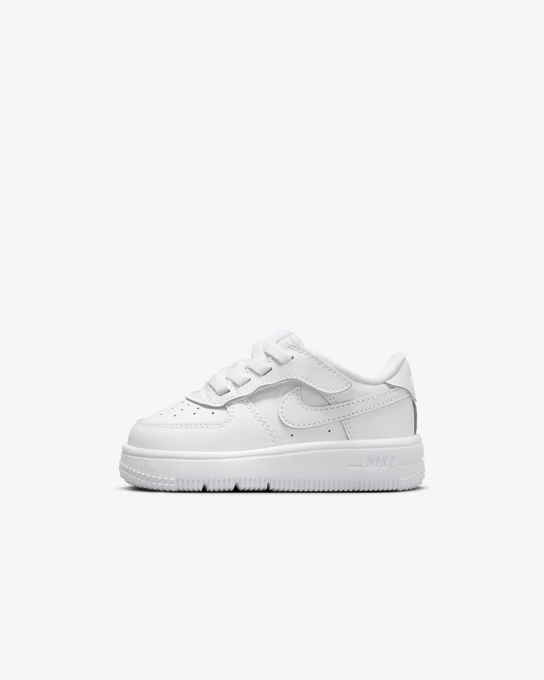 Nike Force 1 Low EasyOn 婴童魔术贴易穿脱运动鞋 - 白色/白色/白色