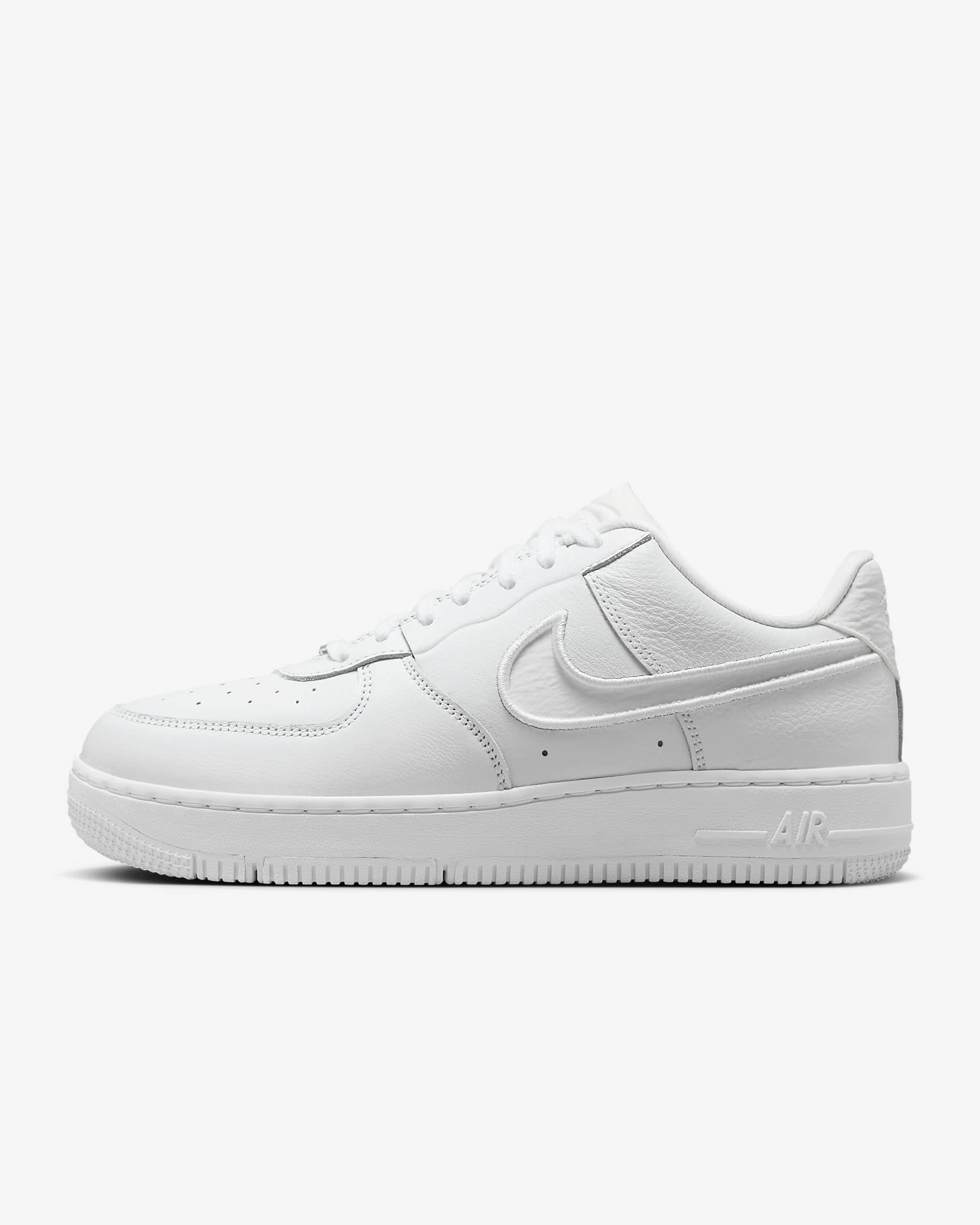 Nike Air Force 1 Dance 街舞系列女子空军一号运动鞋 - 白色/白色/金属银/白色