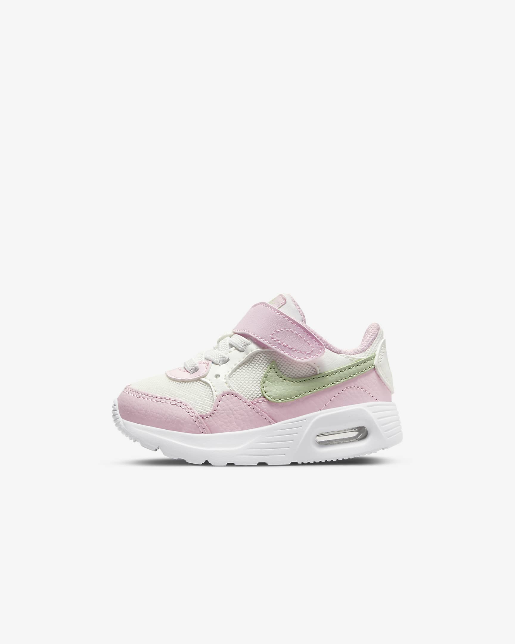 Nike Air Max SC (TDV) 婴童运动童鞋 - 山峰白/泡沫粉/黑/蜜瓜绿