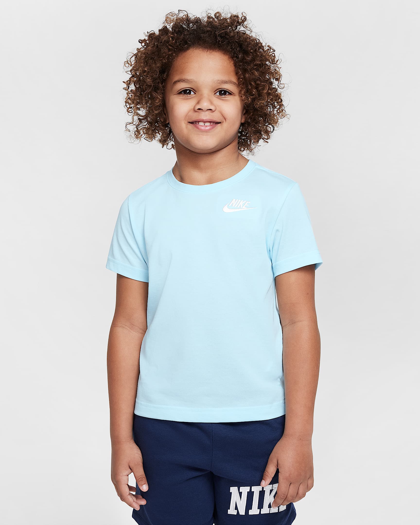 Nike Sportswear 幼童T恤 - 冰川蓝