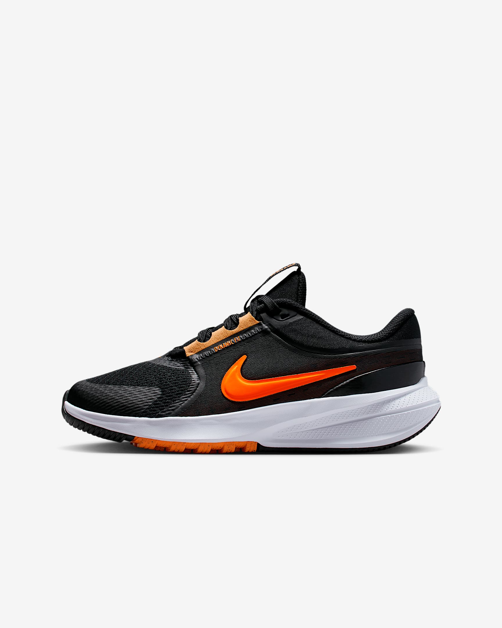 Nike Star Runner 5 耐克摘星号大童跑步鞋 - 黑/马拉喀什橙/煤黑/荷兰橙