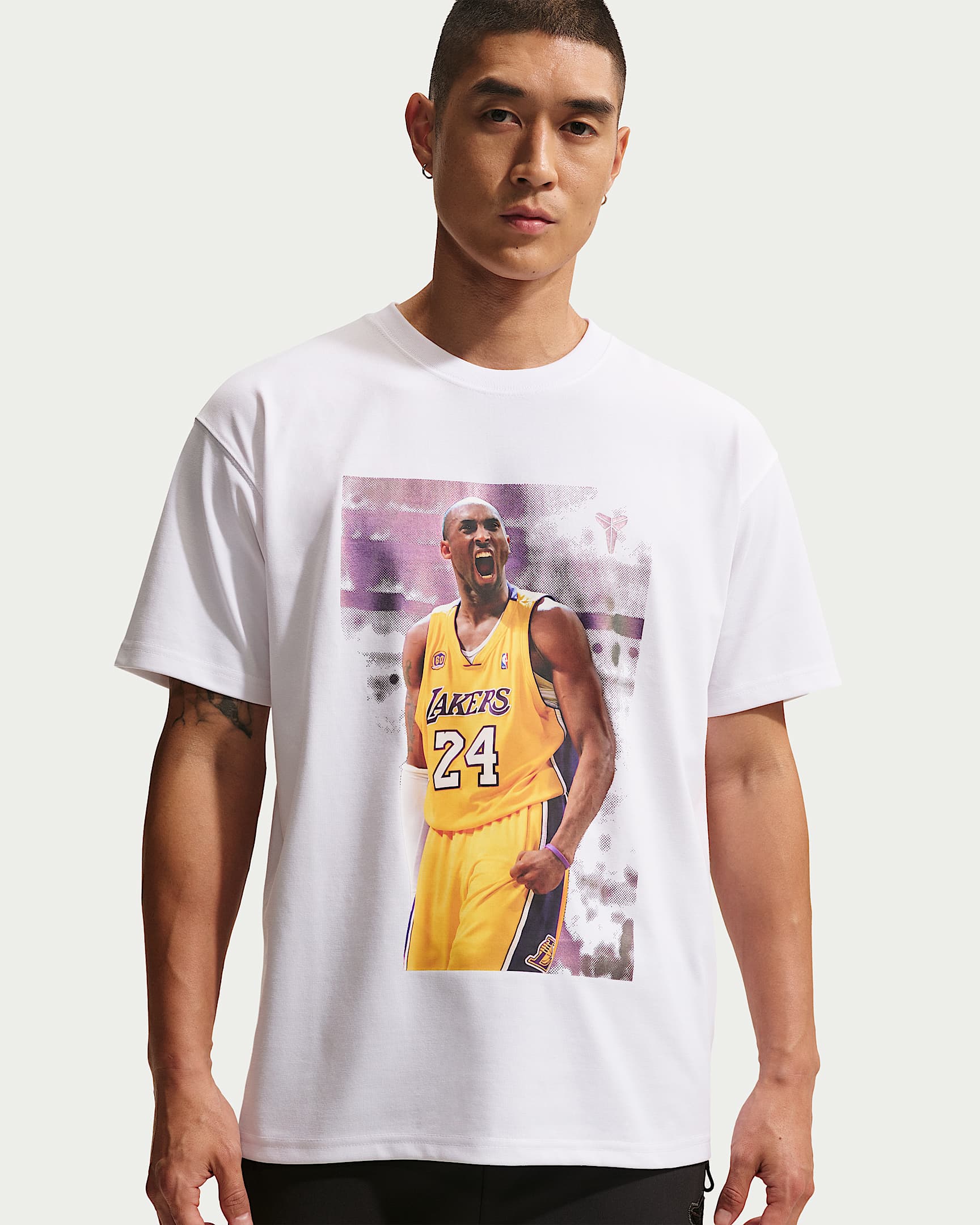 Kobe Dri-FIT 科比男子速干篮球T恤 - 白色