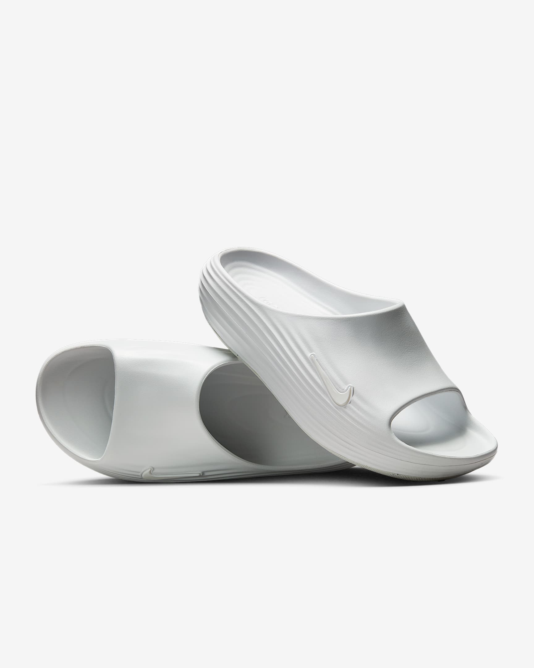 Nike ReactX Rejuven8 男子拖鞋 - 山峰白/山峰白/山峰白