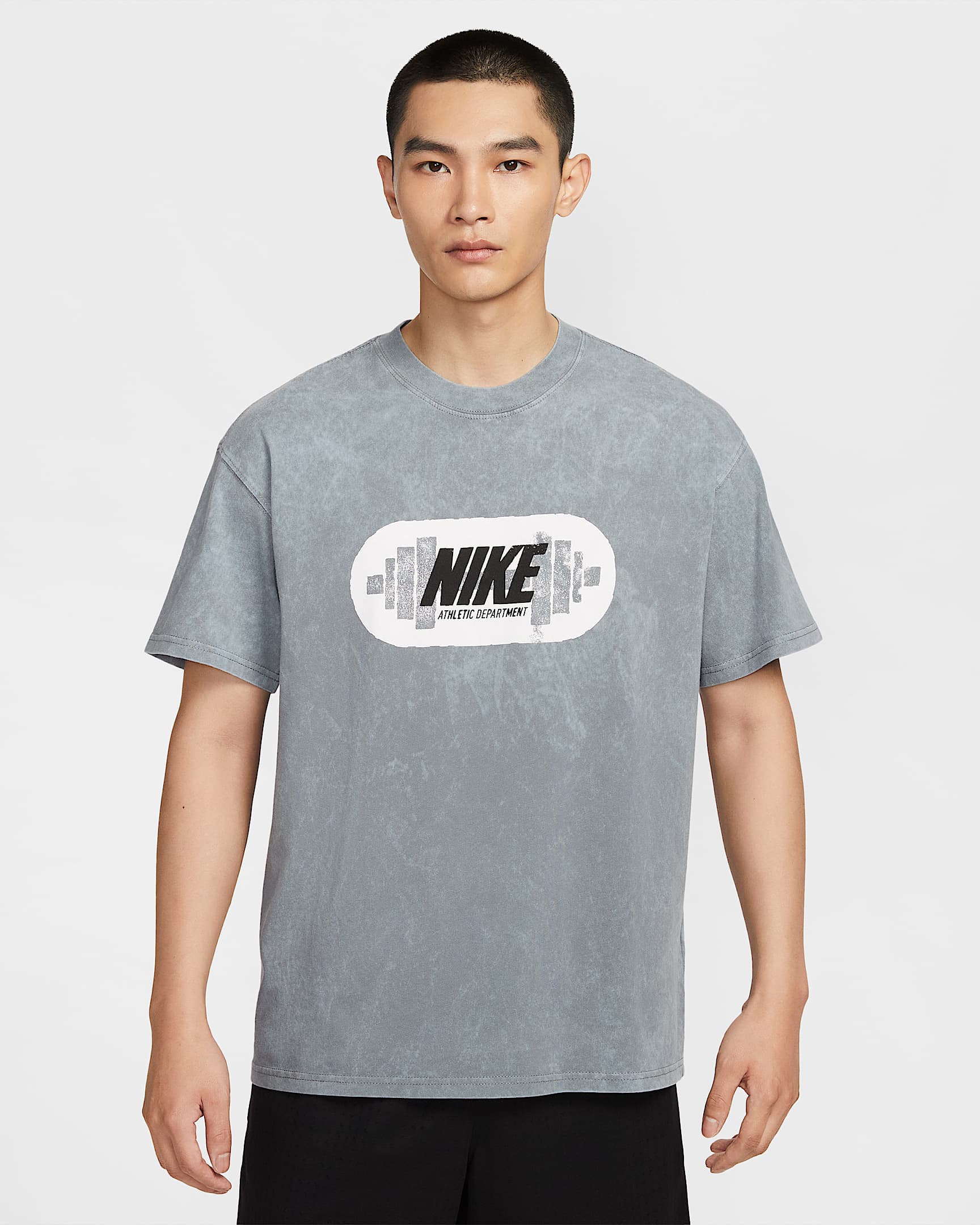 Nike 男子训练T恤 - 烟灰