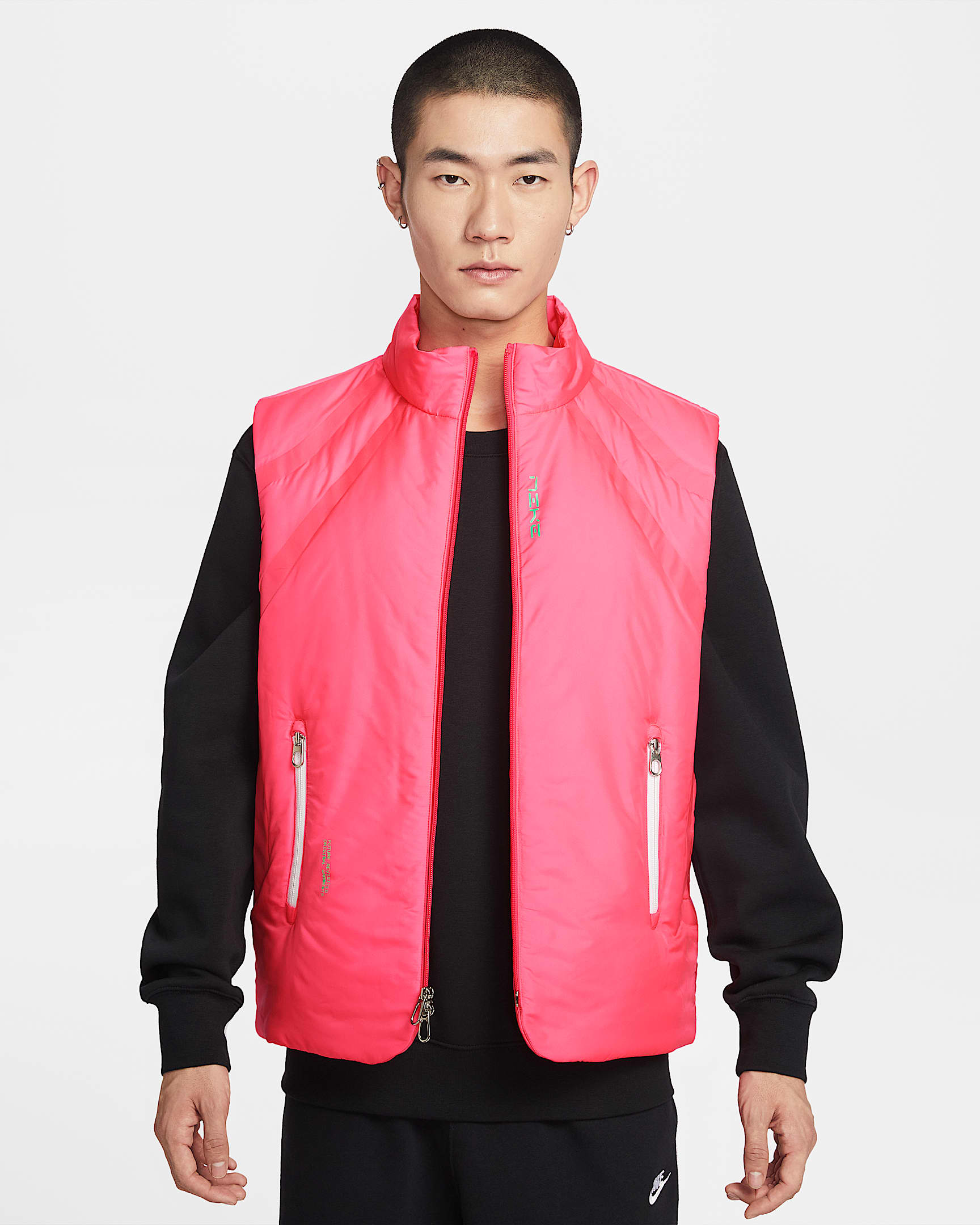 Nike Project F.R.O.G. 男子保暖马甲  - 透明粉/白色/惊喜绿