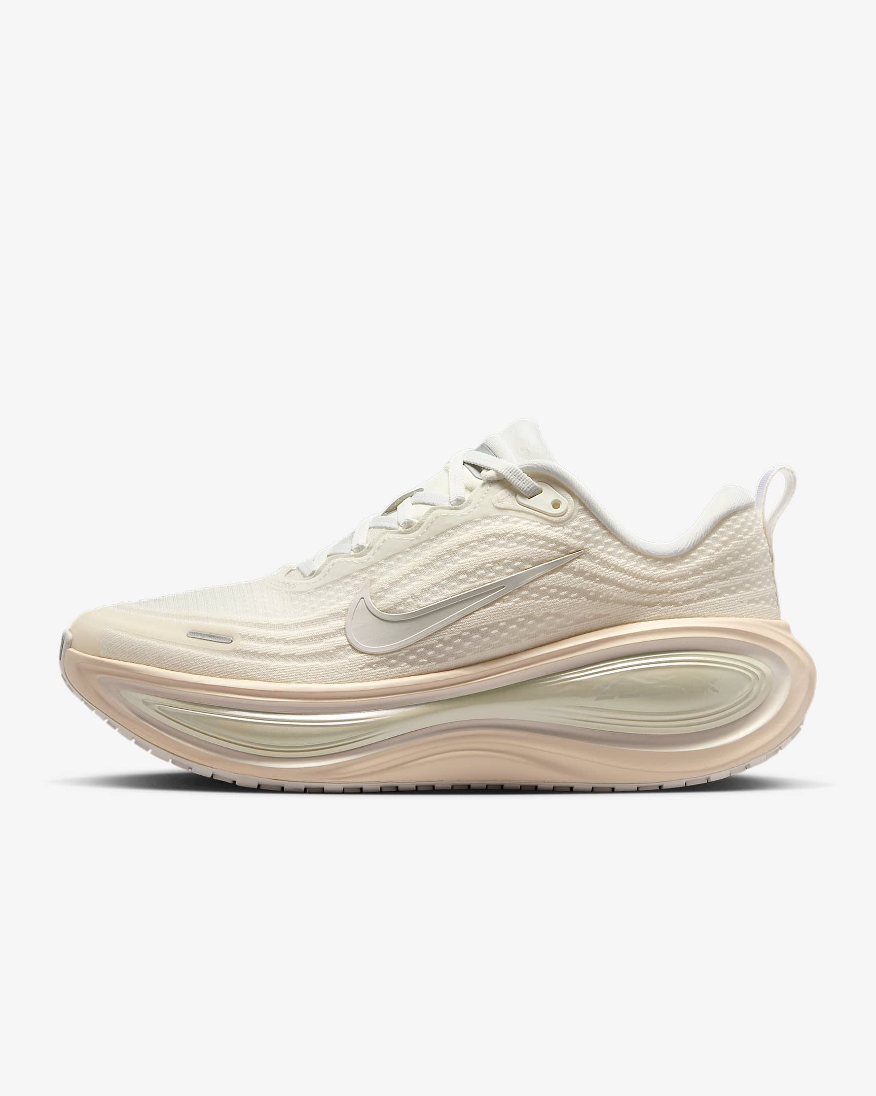 Nike Vomero Plus 耐克超级迈柔女子公路跑步鞋 - 山峰白/幻影灰白/白金色/粉白