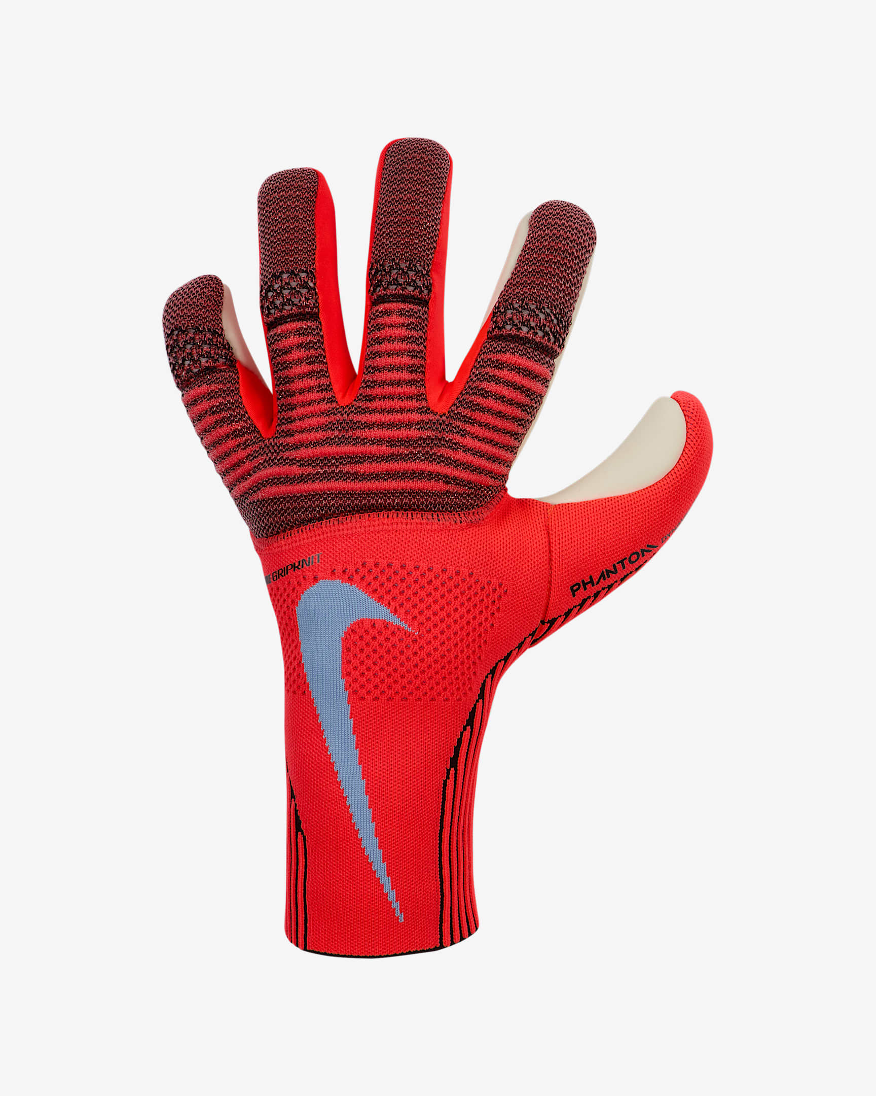 Nike Phantom Dynamic Fit 耐克暗煞系列足球守门员手套（1 副） - 亮深红/浅宝石蓝