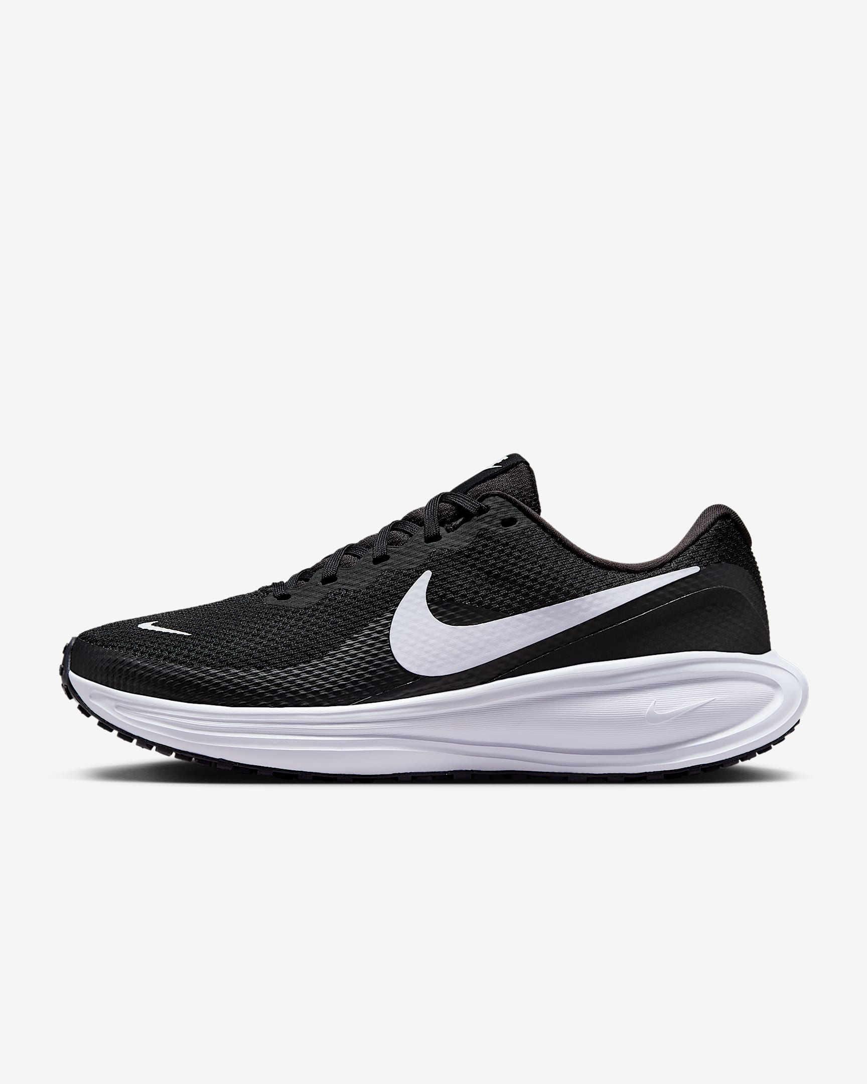 Nike Revolution 8 女子公路跑步鞋 - 黑/铁灰/白色