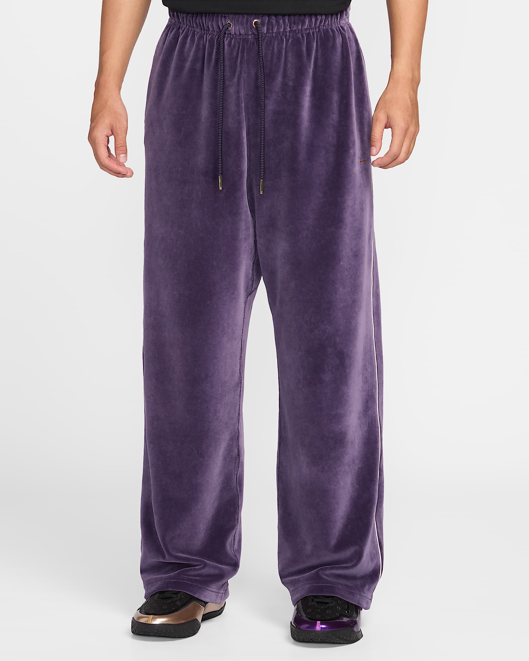 LeBron Nike 詹姆斯男子加绒长裤 - 王朝紫