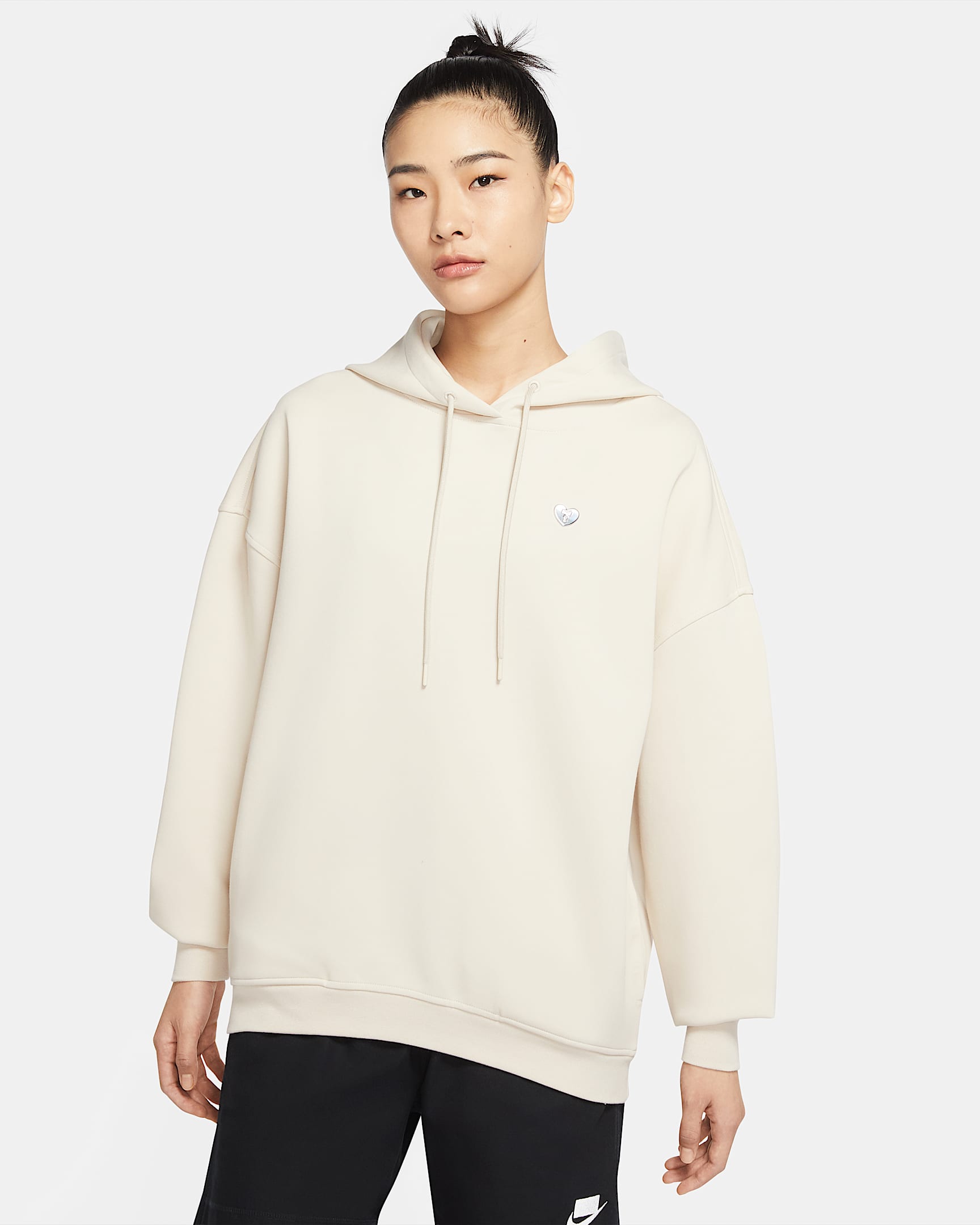 Nike Sportswear 女子套头连帽衫 - 燕麦色