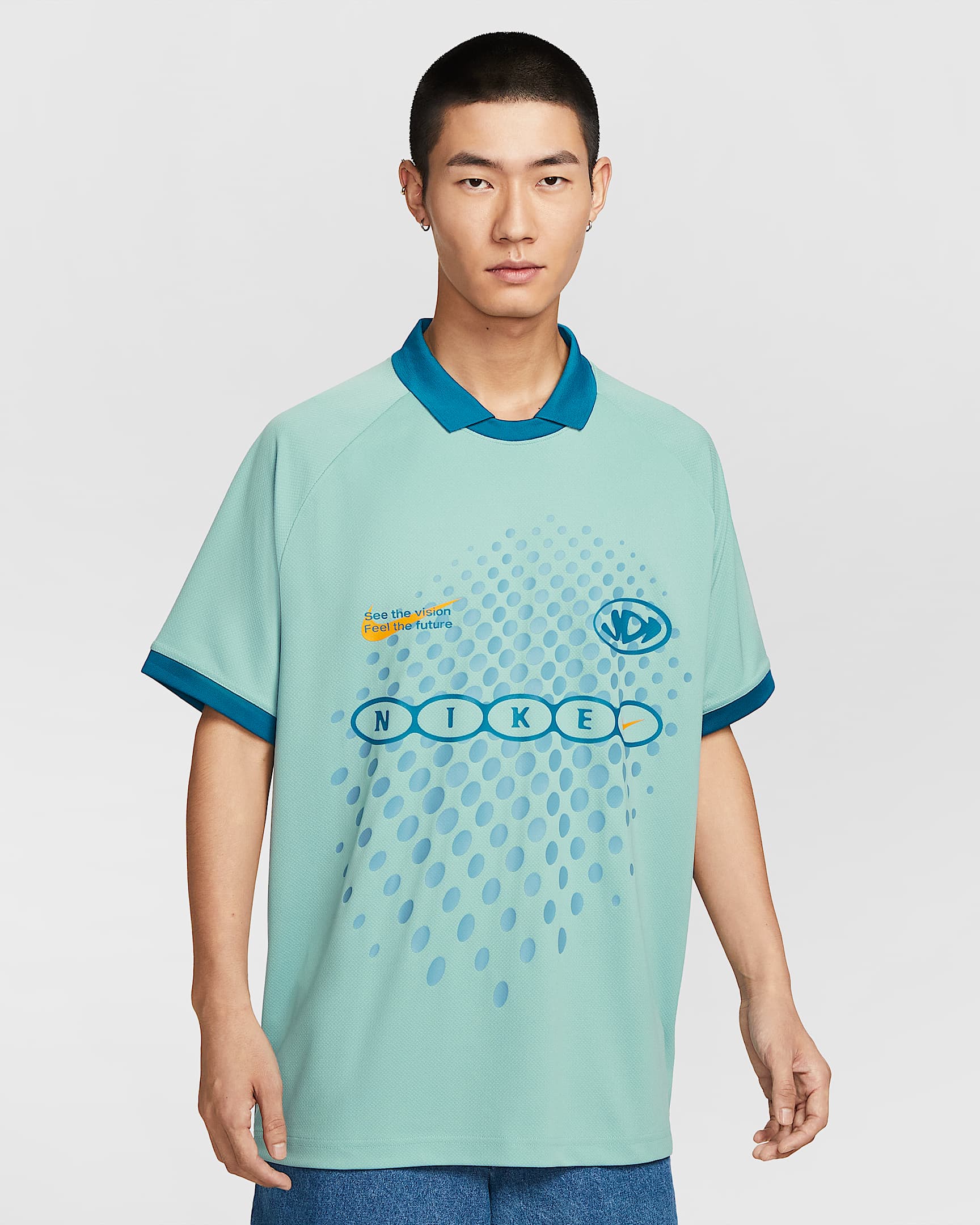 Nike Dri-FIT 男子速干短袖球衣 - 大炮灰