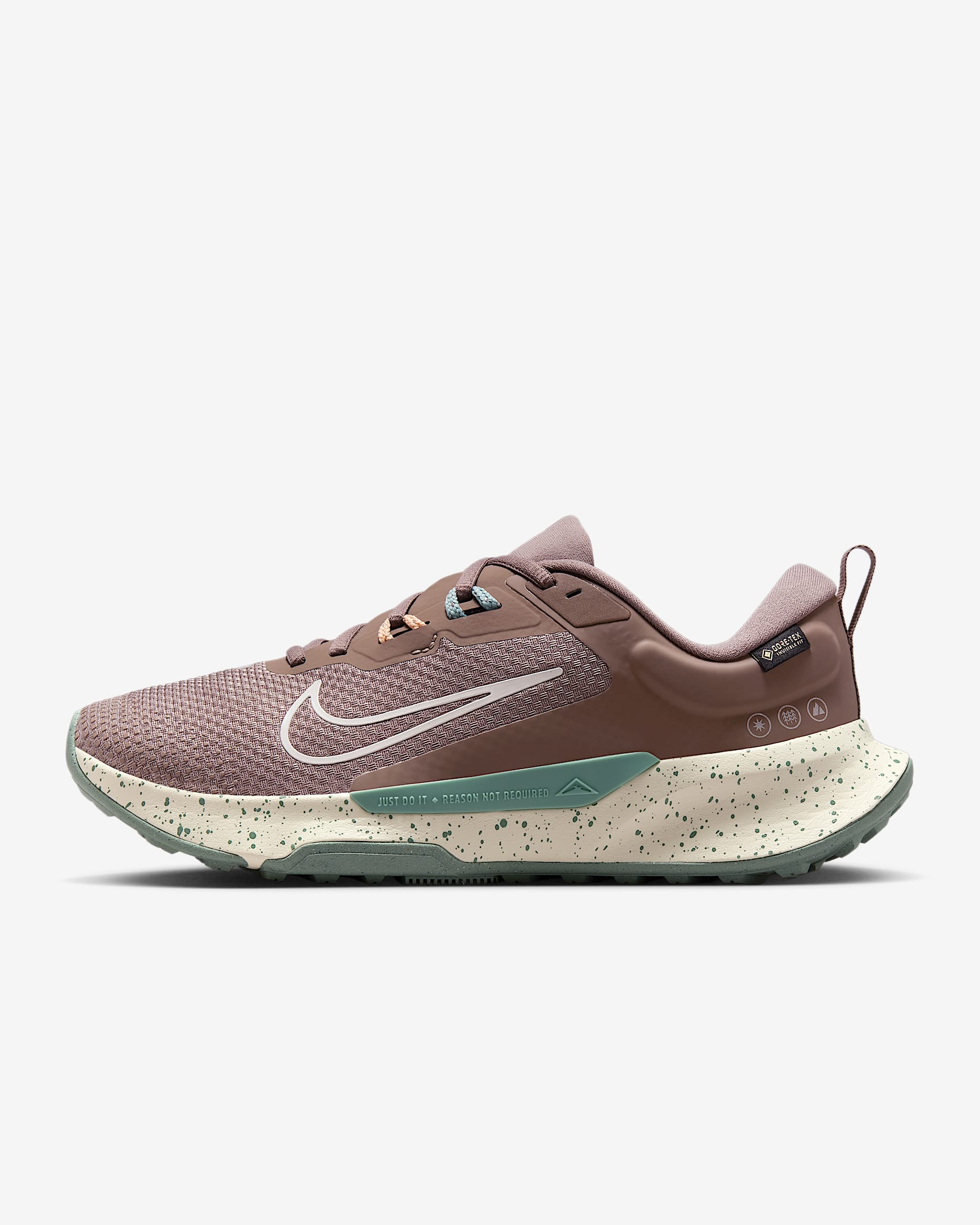 Nike Juniper Trail 2 GORE-TEX 女子防水越野跑步鞋 - 貂棕/大炮灰/粉桔/珍珠灰