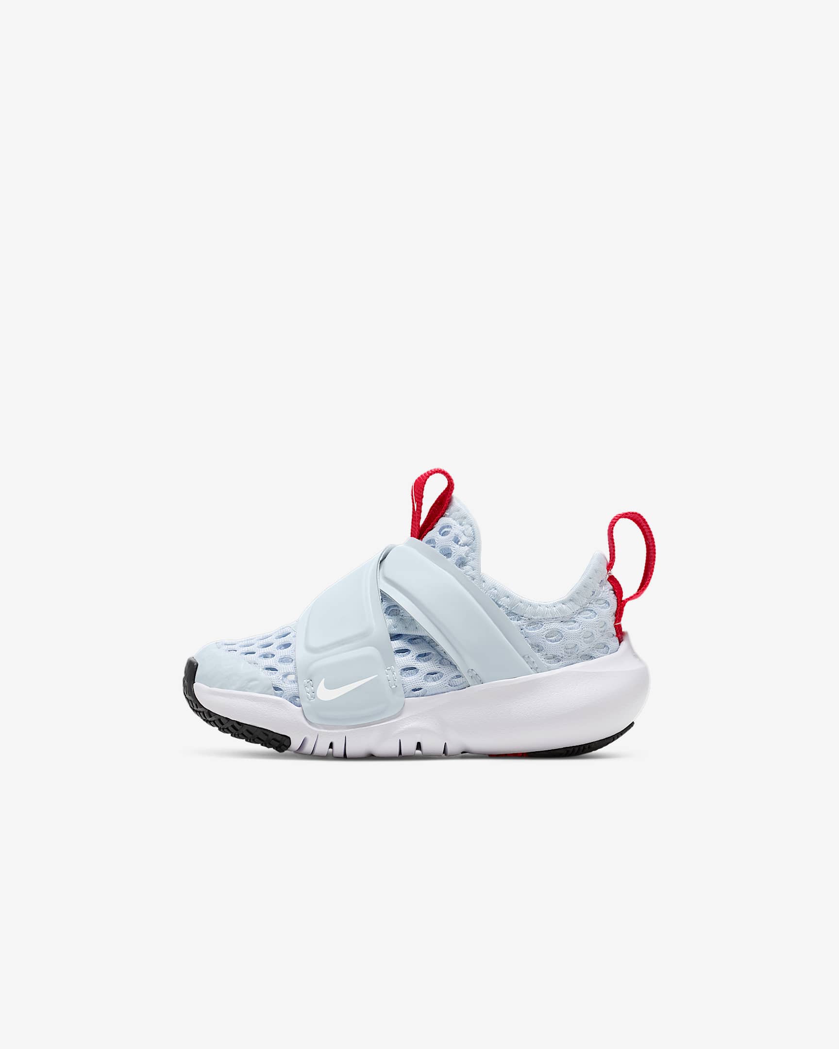 Nike Flex Advance BR 耐克小飞碟婴童易穿脱运动鞋 - 浅蓝灰/白色/黑/白色
