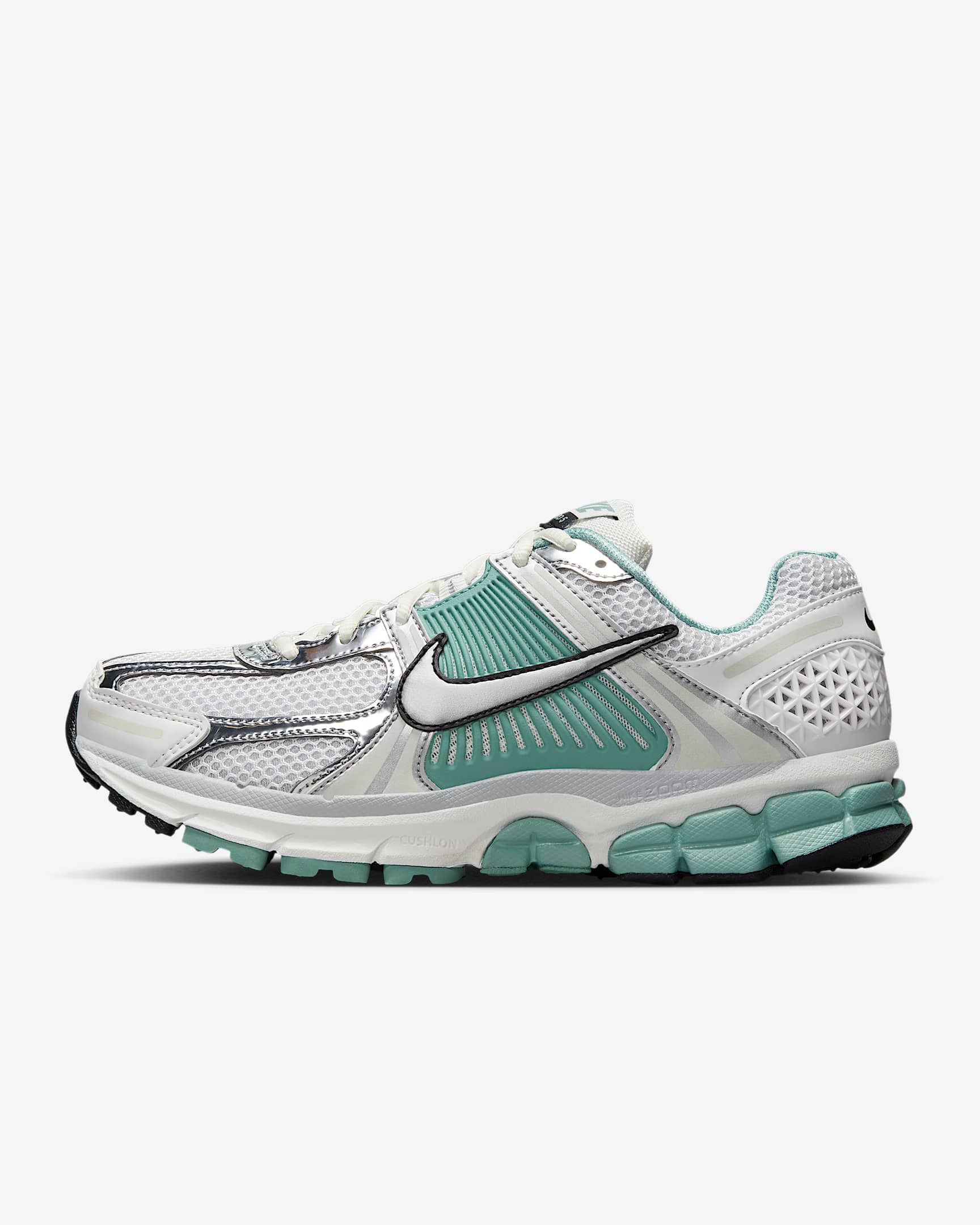 Nike Zoom Vomero 5 耐克迈柔女子复古运动鞋 - 山峰白/狼灰/白金色/金属银