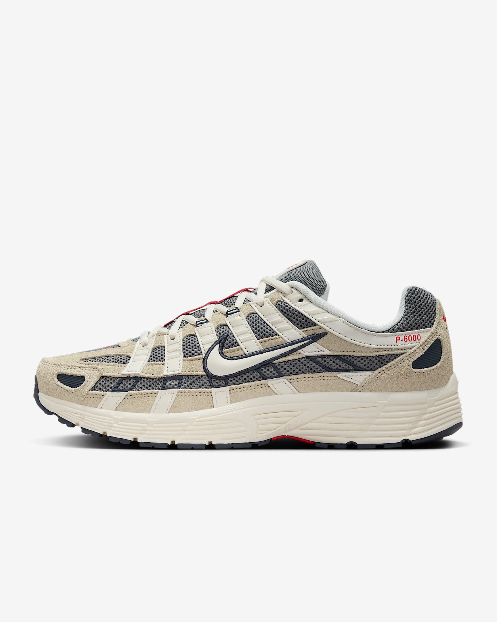 Nike P-6000 男子运动鞋 - 浅卡其/闪电蓝/冷灰/淡象牙白